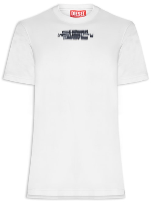 Camiseta Masculina T-just-slits N6 Maglietta – Branco