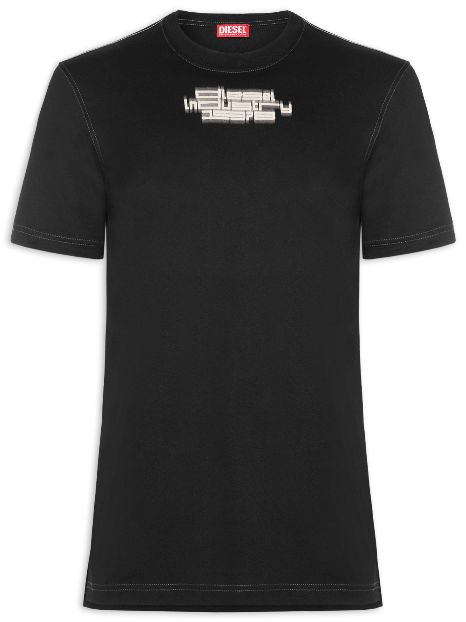 Camiseta Masculina T-just-slits N6 Maglietta Preto Diesel
