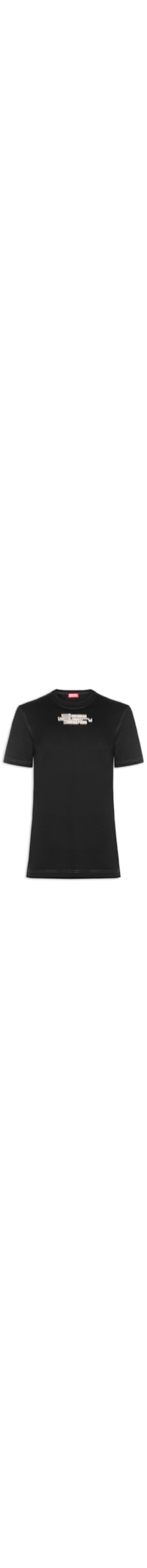 Camiseta Masculina T-just-slits N6 Maglietta - Preto