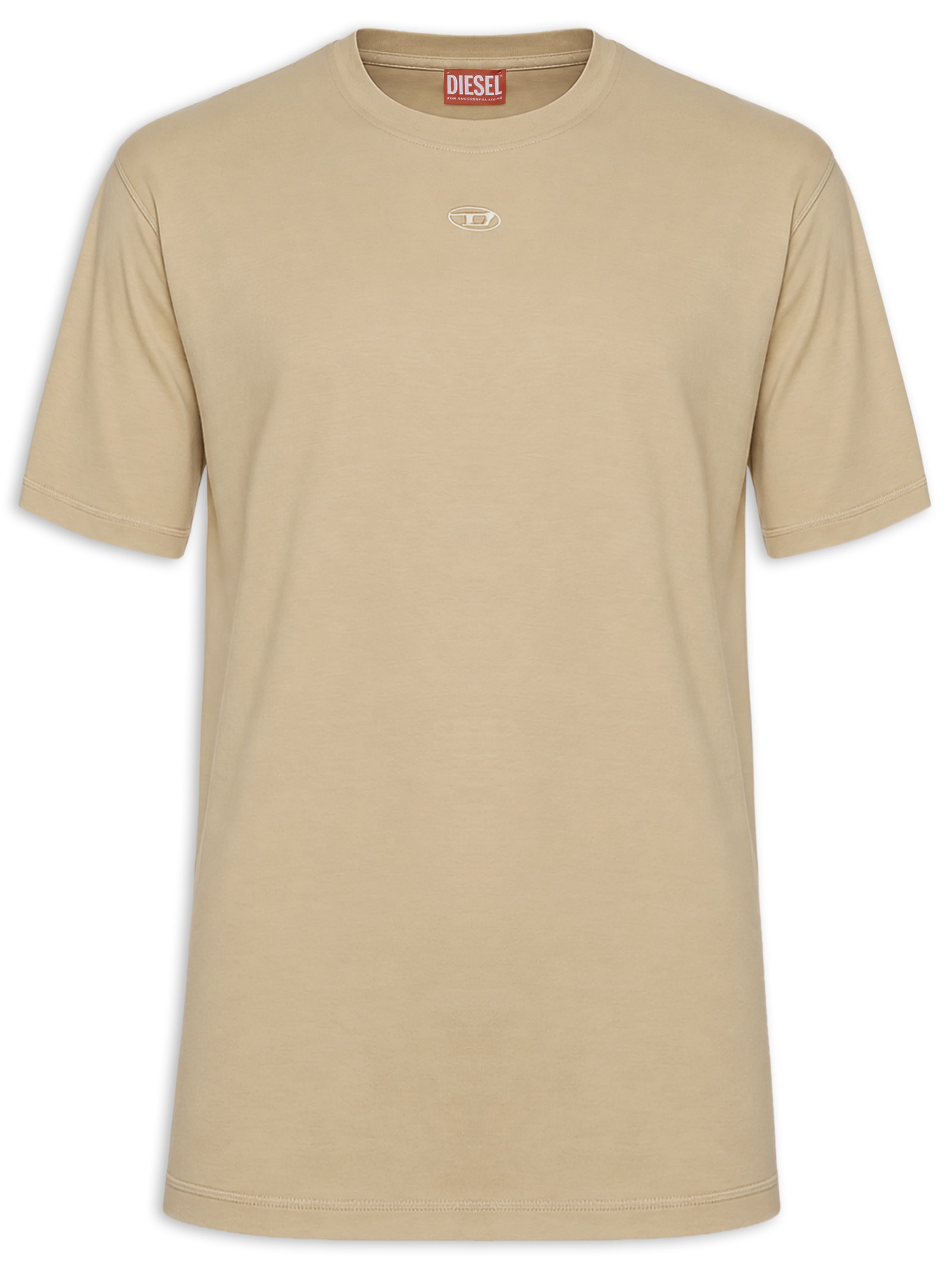 Camiseta Masculina T-Lucien-Ihbi Bege Diesel