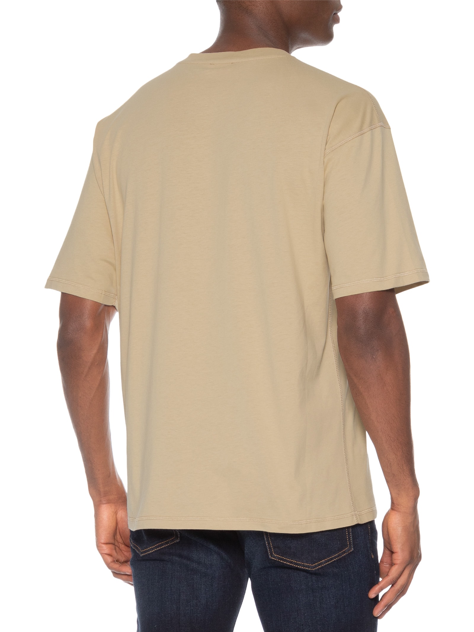 Camiseta Masculina T-Lucien-Ihbi Bege Diesel