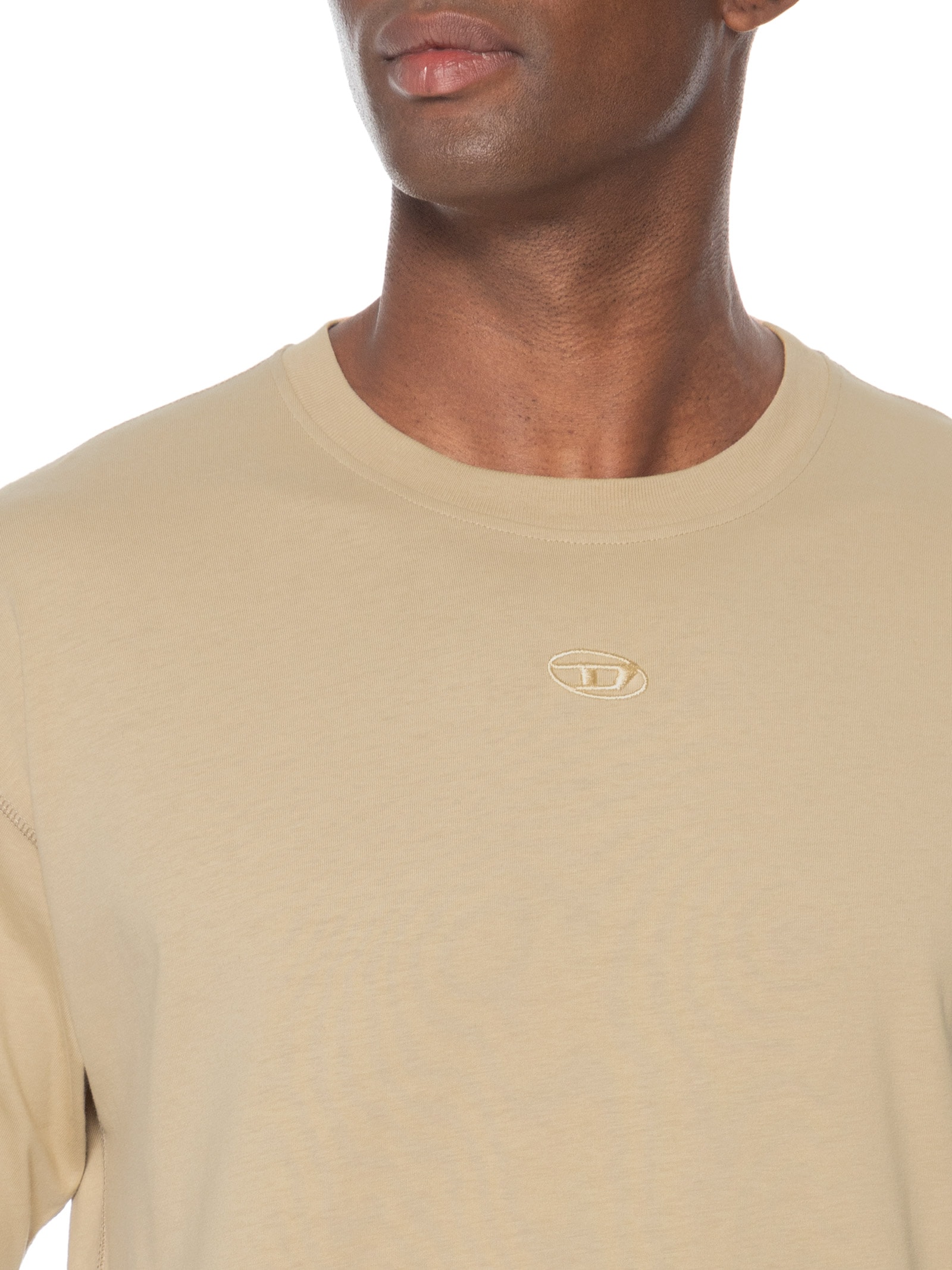 Camiseta Masculina T-Lucien-Ihbi Bege Diesel