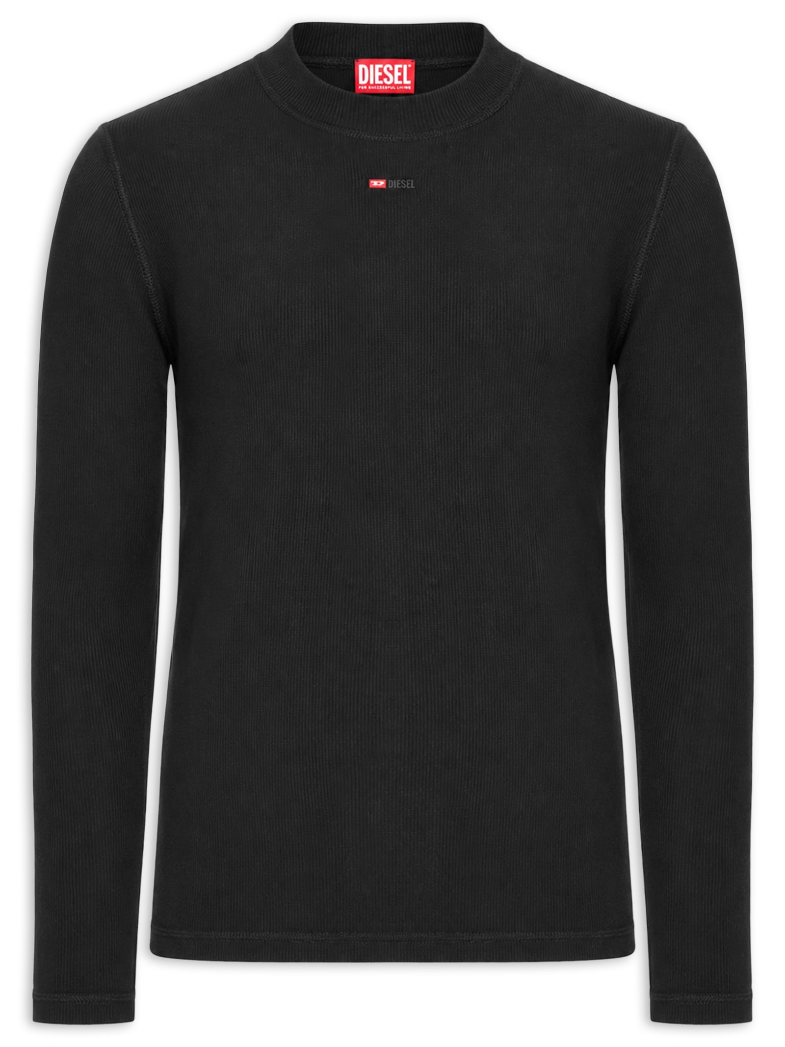 Camiseta Masculina T-Mokky-ls-Microdiv Preto Diesel