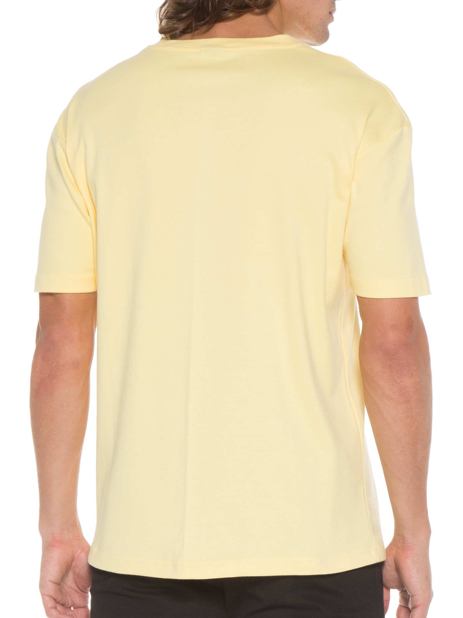 Camiseta Masculina Talk Dirty To Me Amarelo Ots