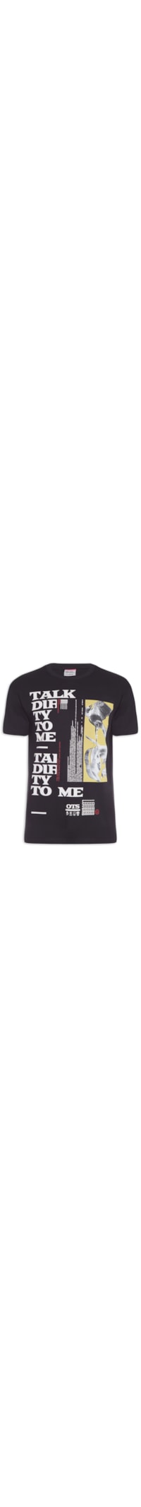 Camiseta Masculina Talk Dirty To Me - Preto