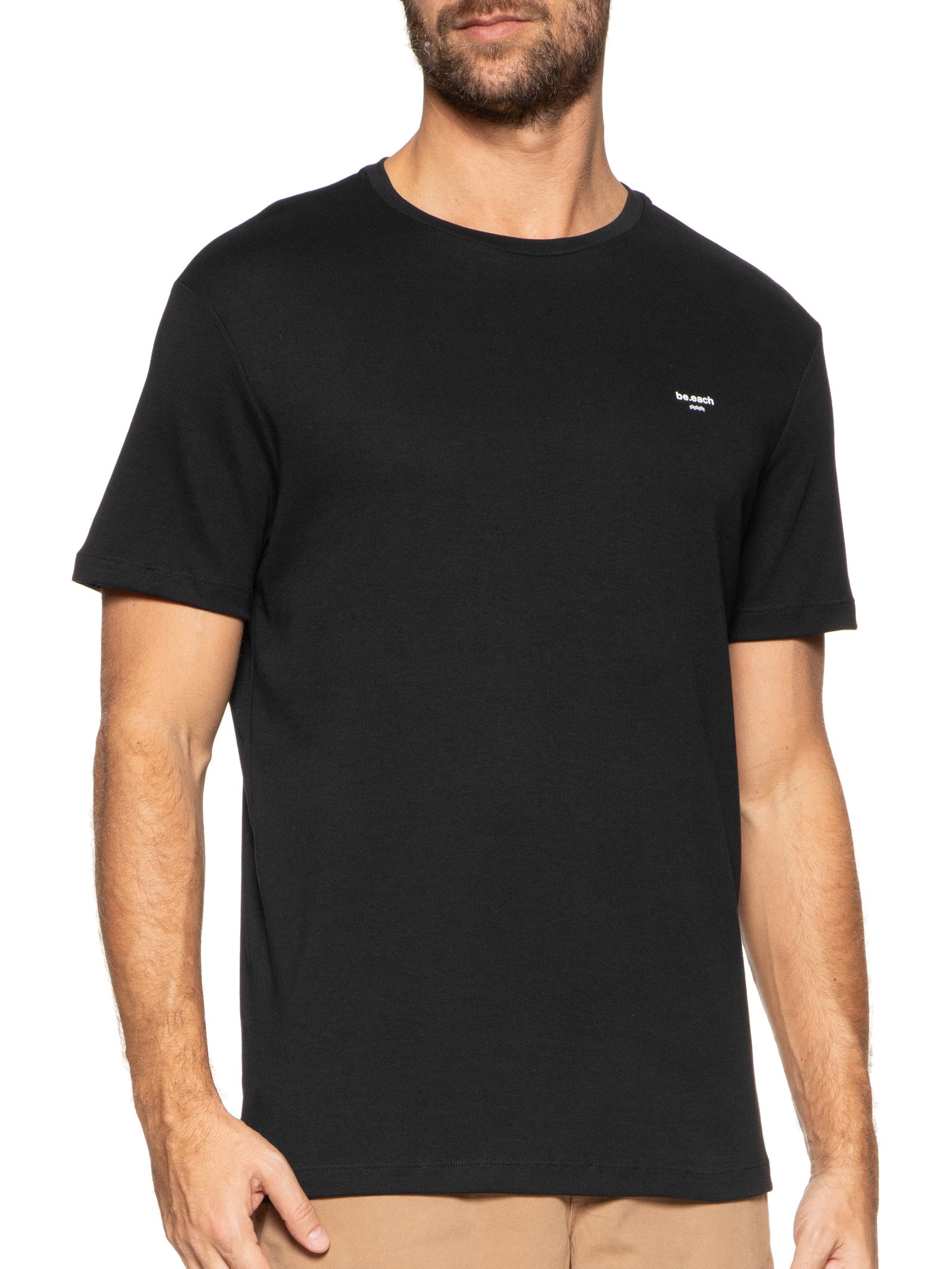 Camiseta Masculina Taquaras Preto Be.each