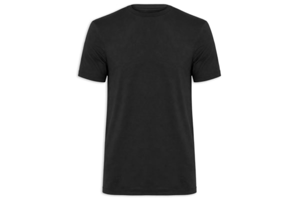 Camiseta Masculina Tech Ice Touch Modal - Preto