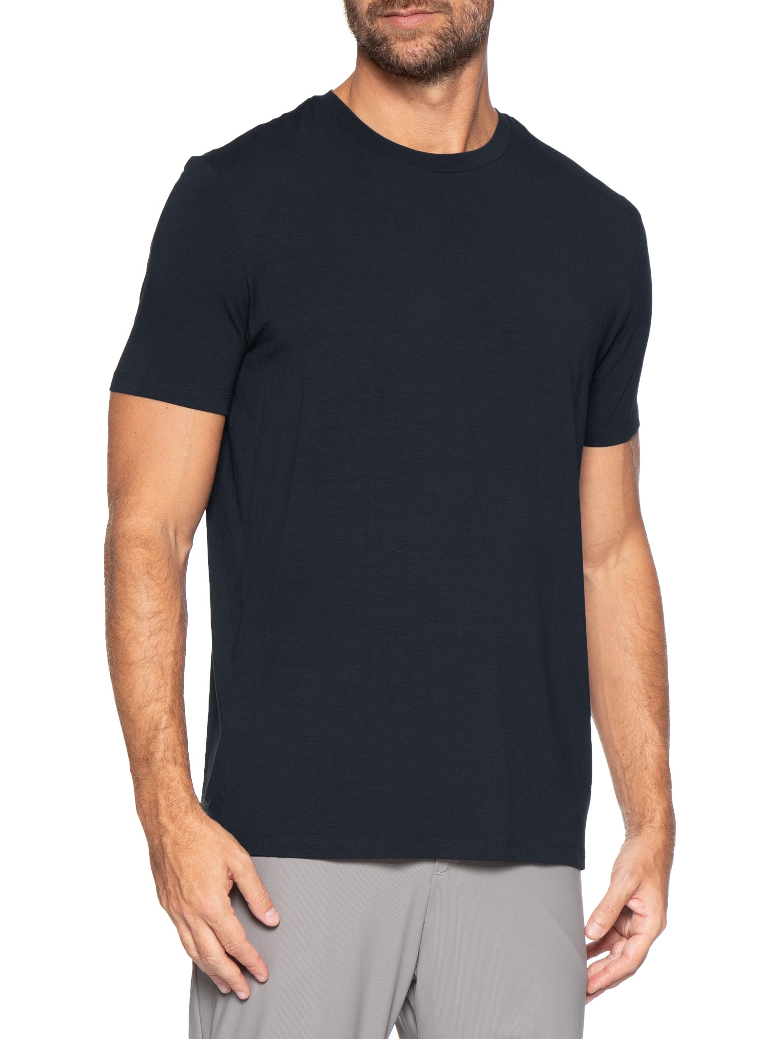 Camiseta Masculina Tecnológica Modal Move Azul Oficina Reserva