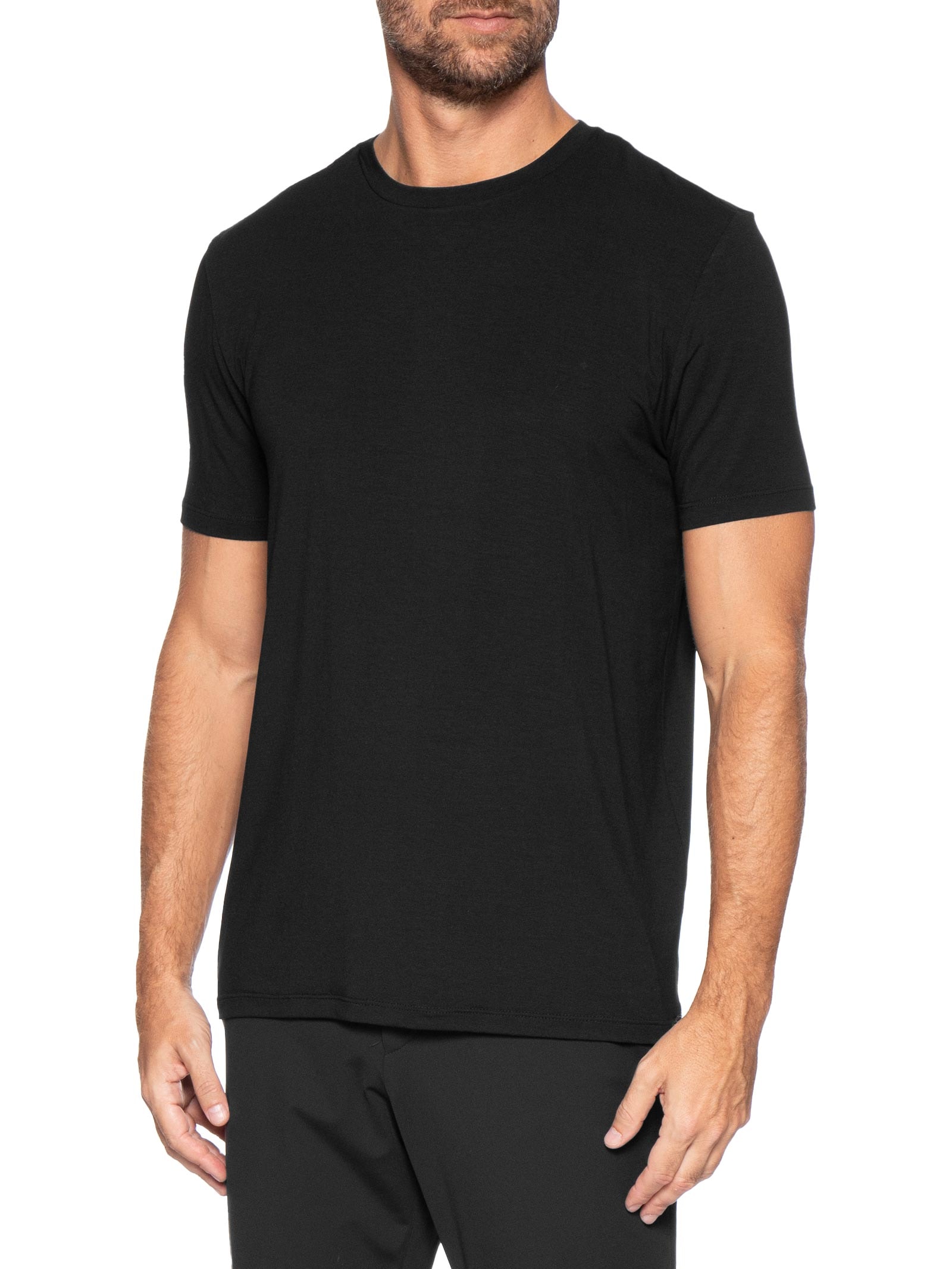 Camiseta Masculina Tecnológica Modal Move Preto Oficina Reserva