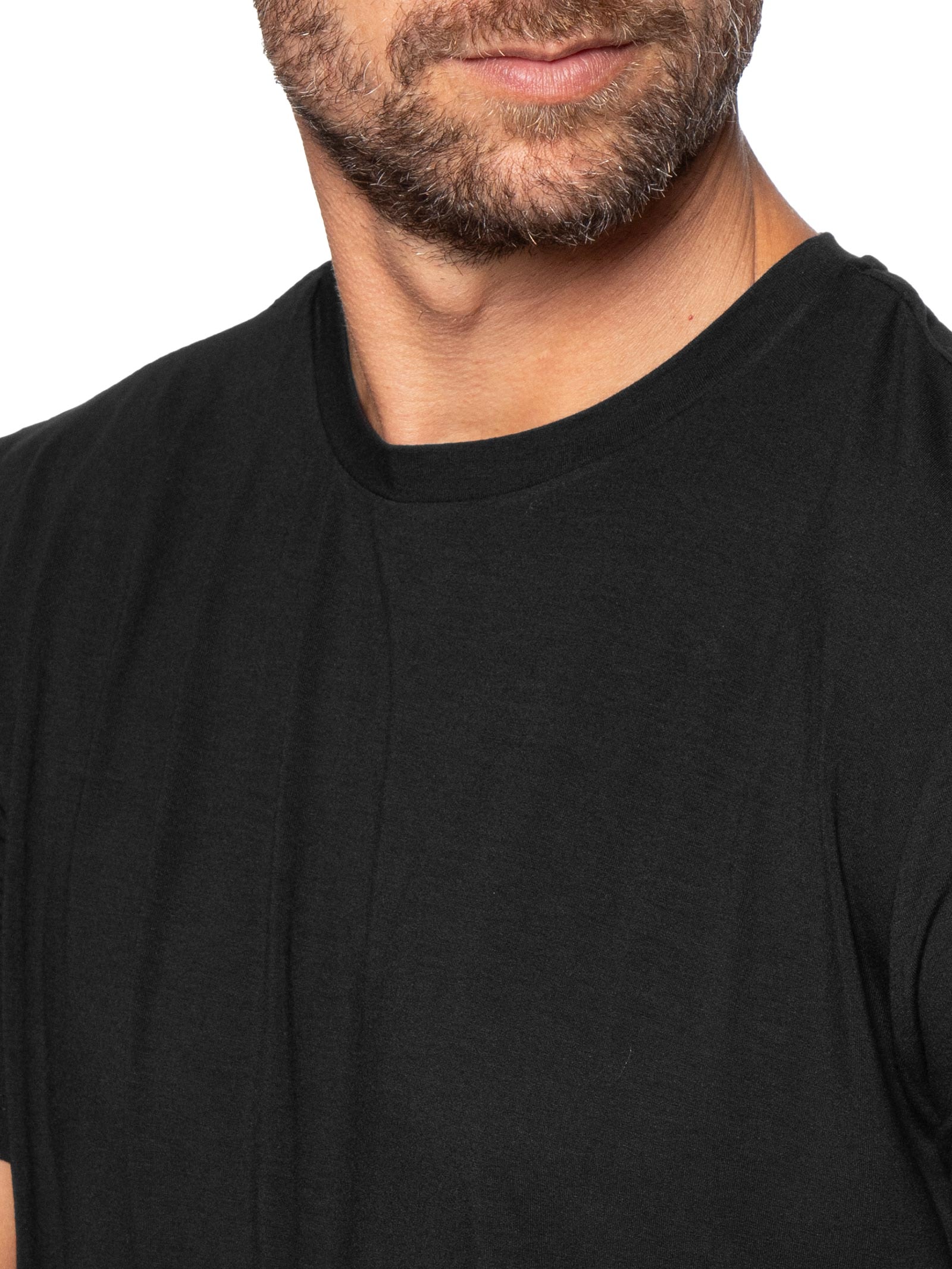 Camiseta Masculina Tecnológica Modal Move Preto Oficina Reserva