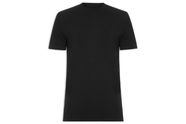 Camiseta Masculina Tecnológica Modal Move - Preto