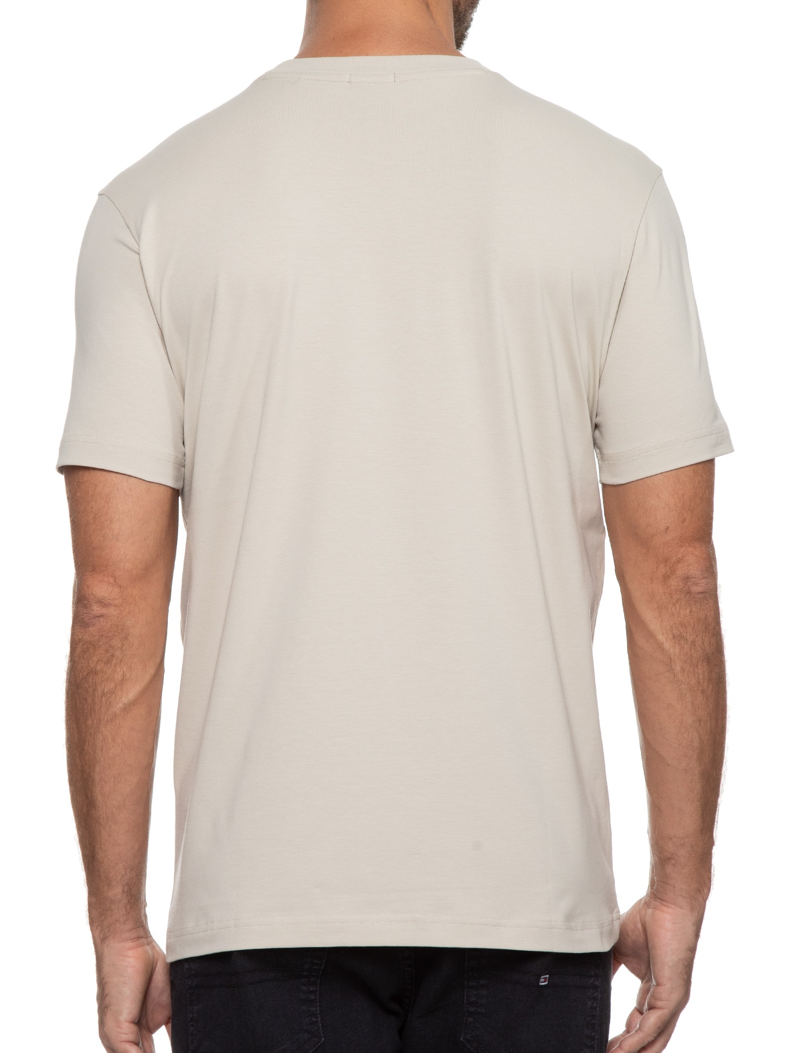 Camiseta Masculina Tee Bege  Boss