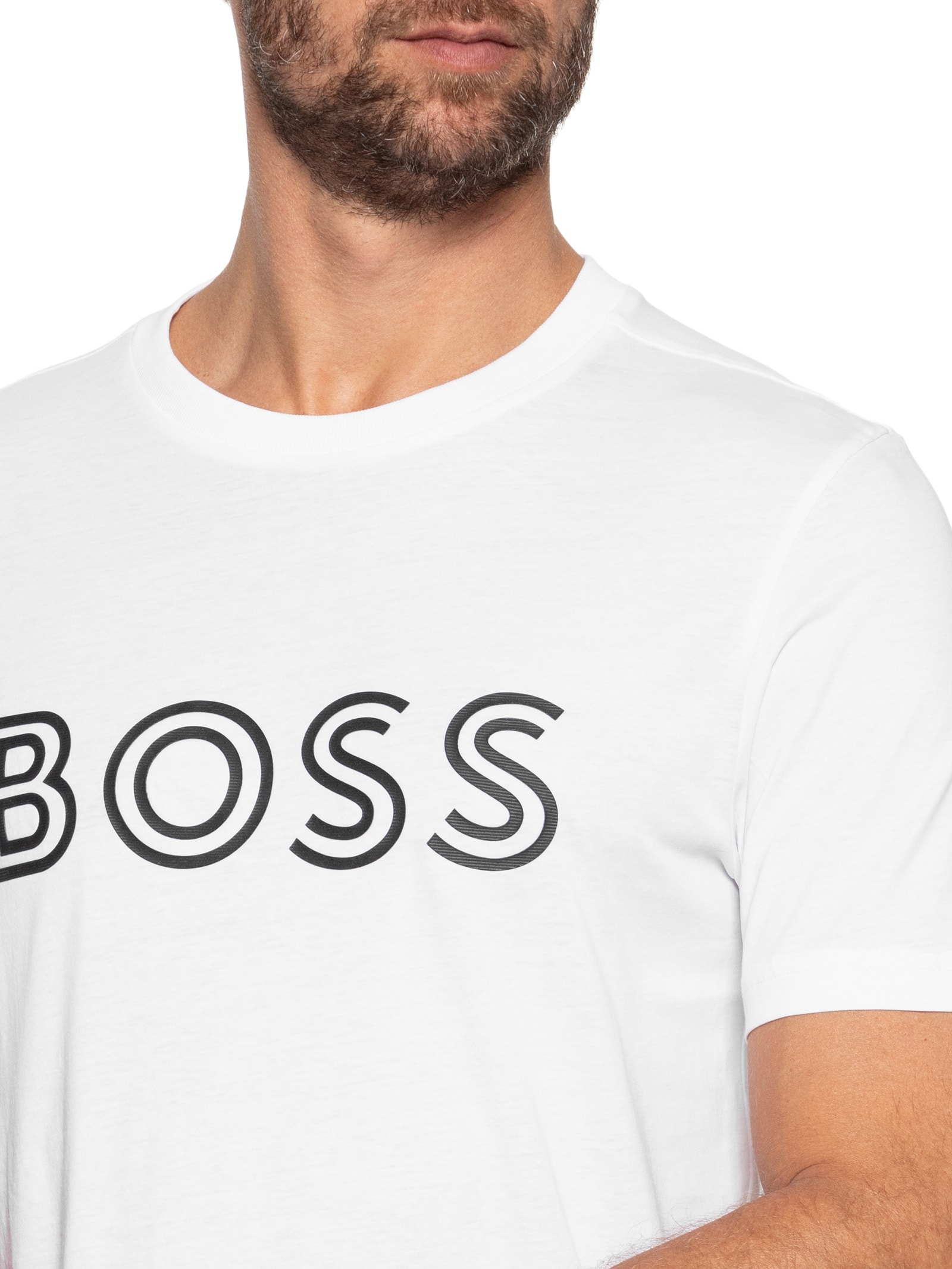 T-shirt Masculina Tee - Boss - Branco