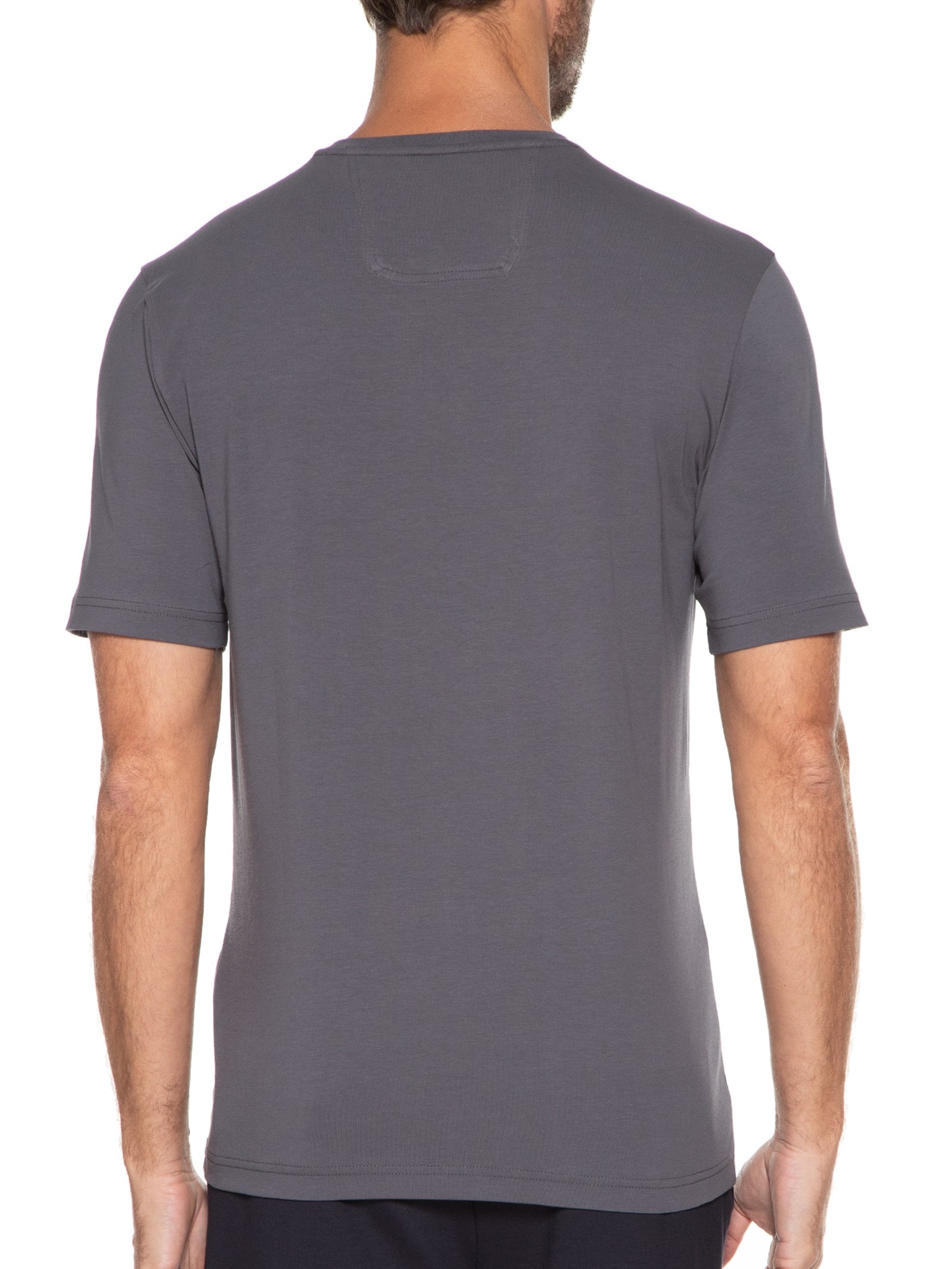 Camiseta Masculina Tee Cinza Boss