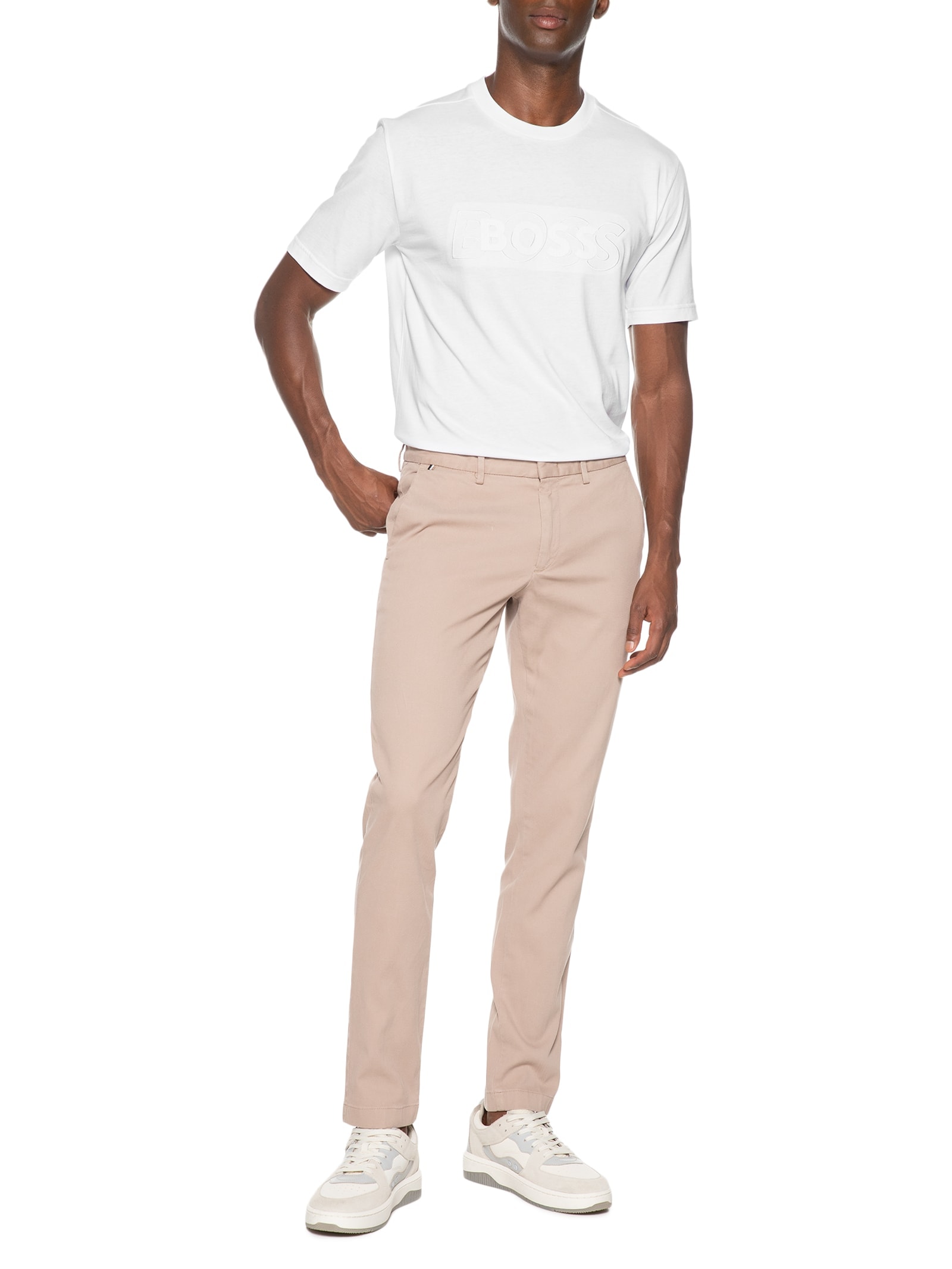 Camiseta Masculina Tee Dropneedle Branco Boss