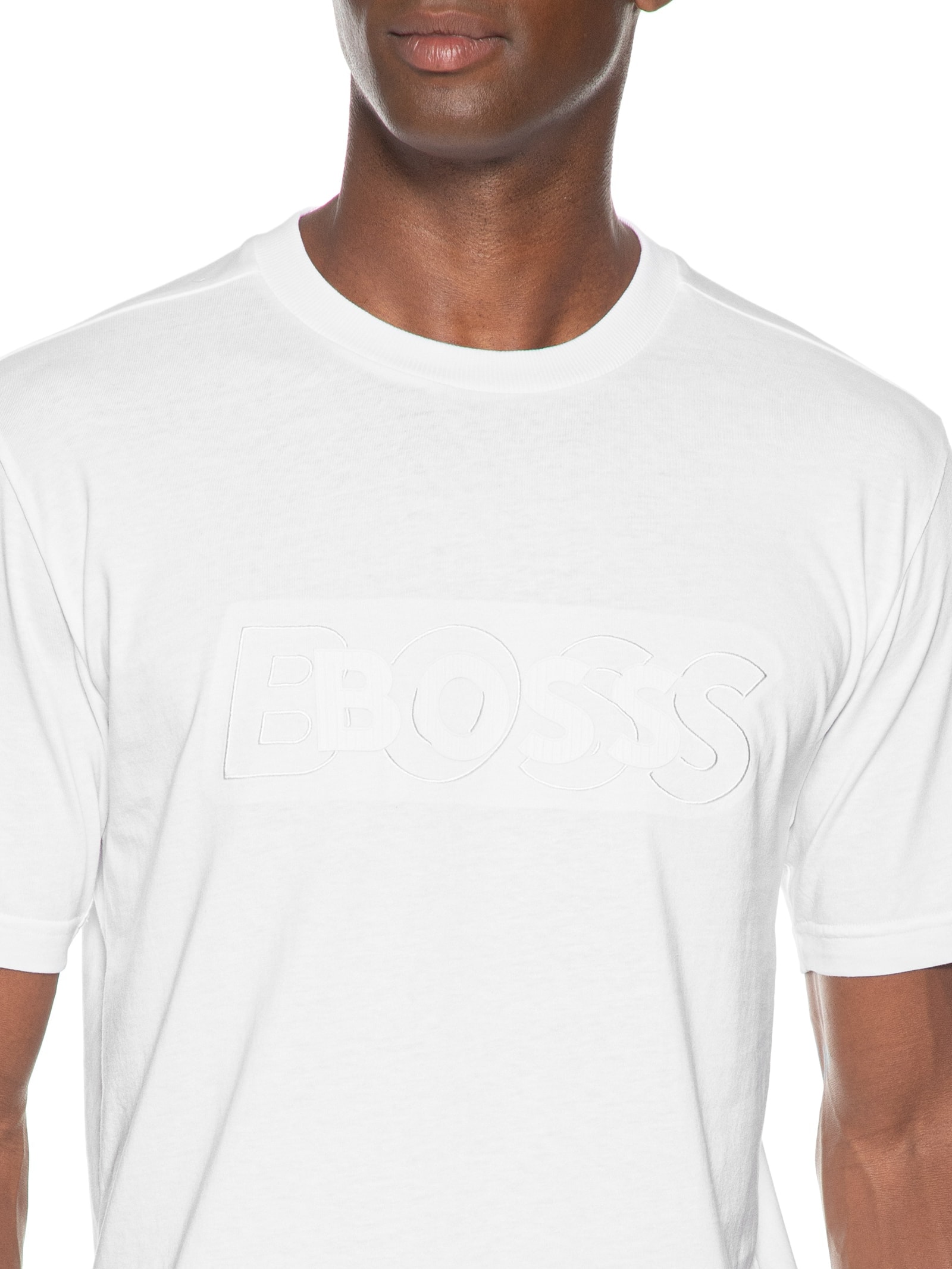 Camiseta Masculina Tee Dropneedle Branco Boss