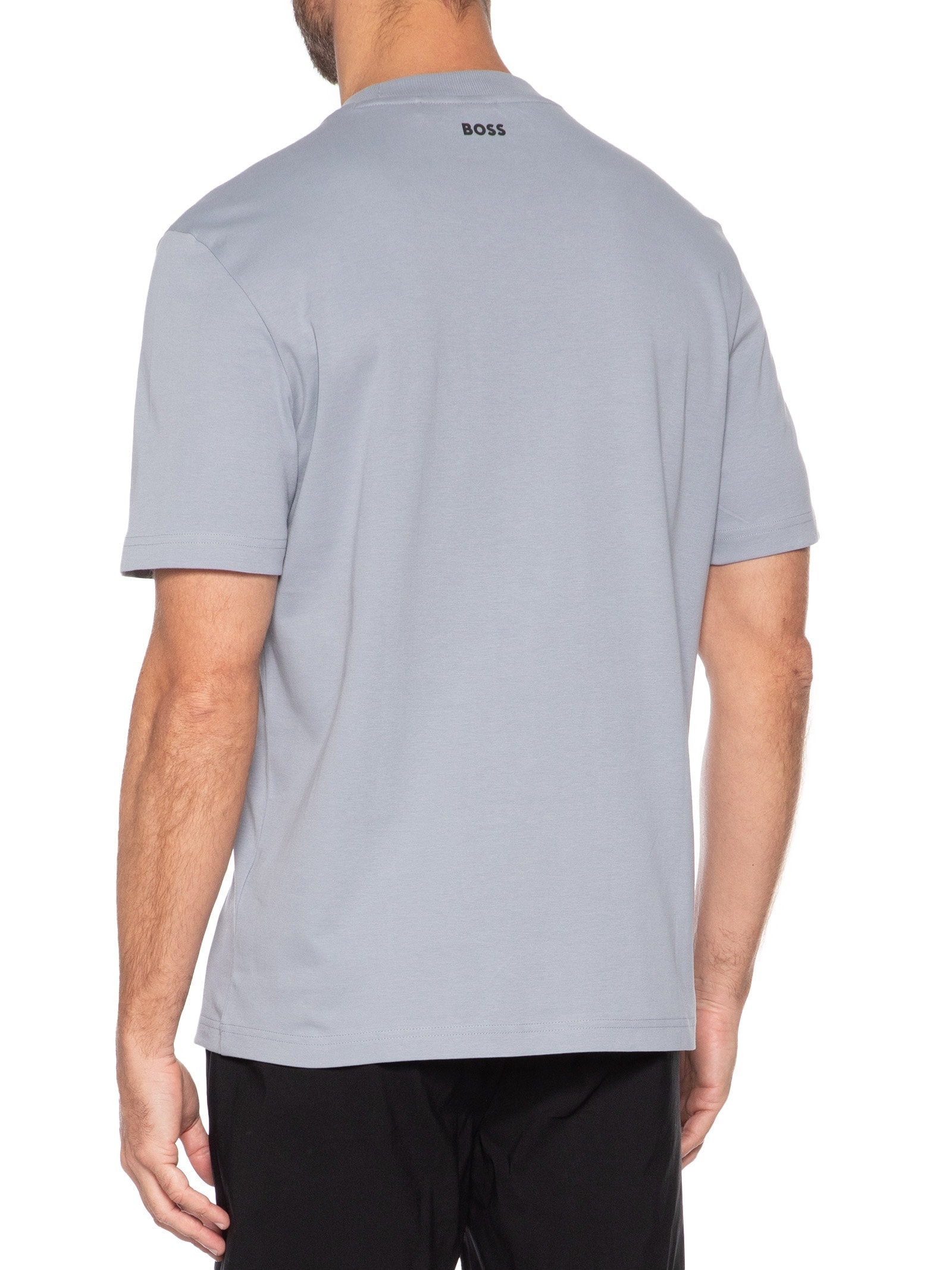 Camiseta Masculina Tee Iconic TL-01 Cinza Boss