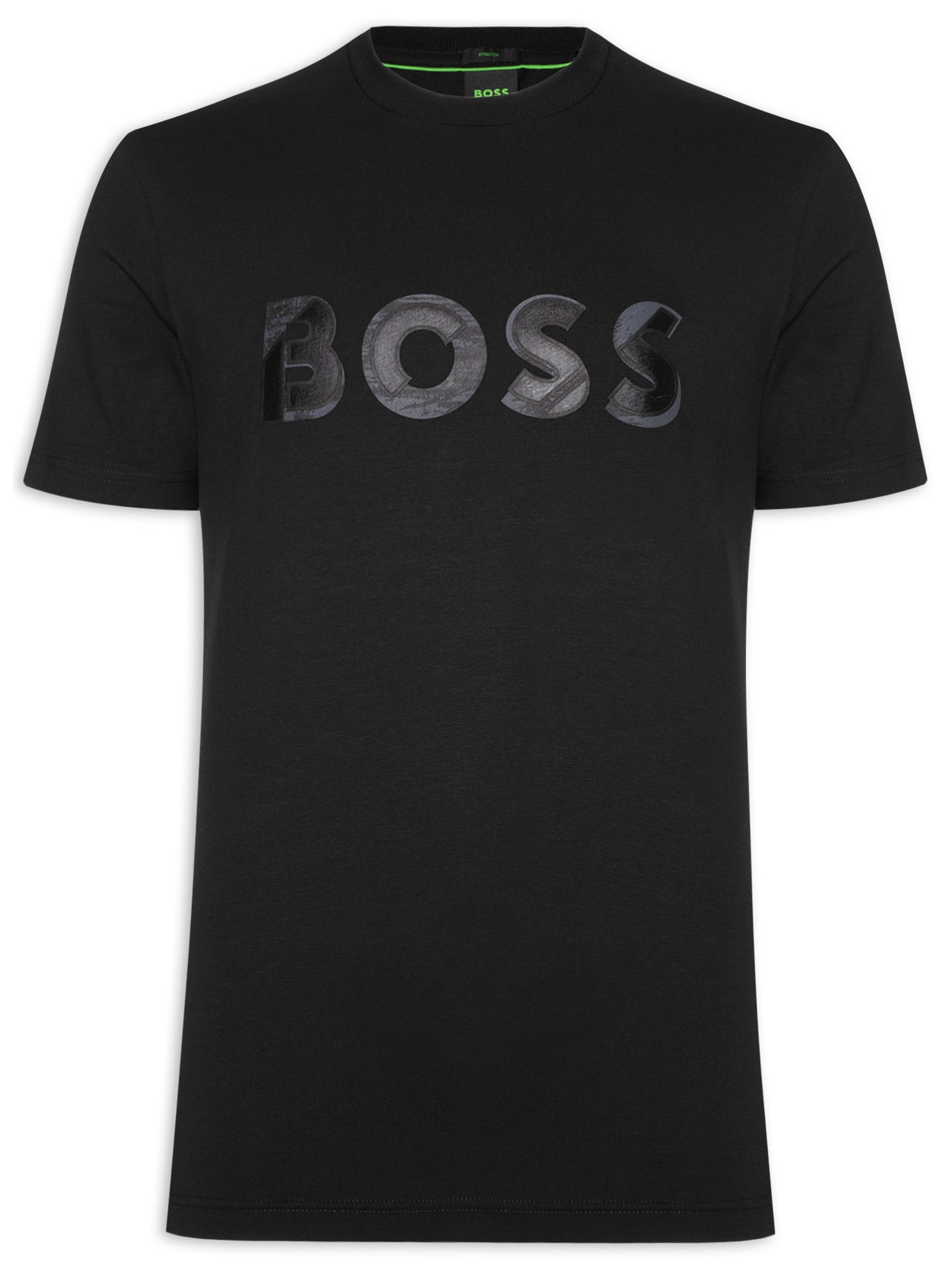Boss - Camiseta Masculina Tee Jagged - Preto