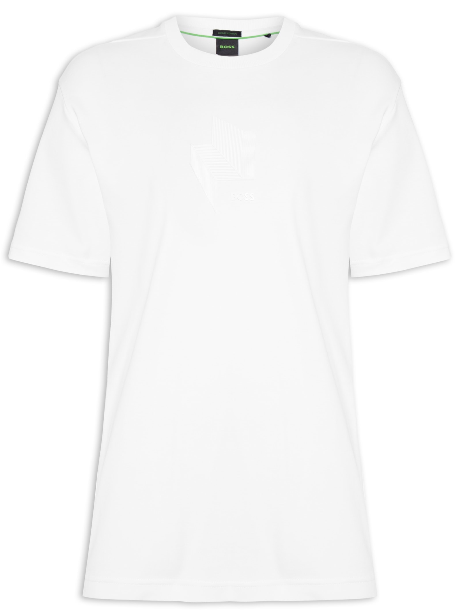 Camiseta Masculina Tee Mirror Branco Boss