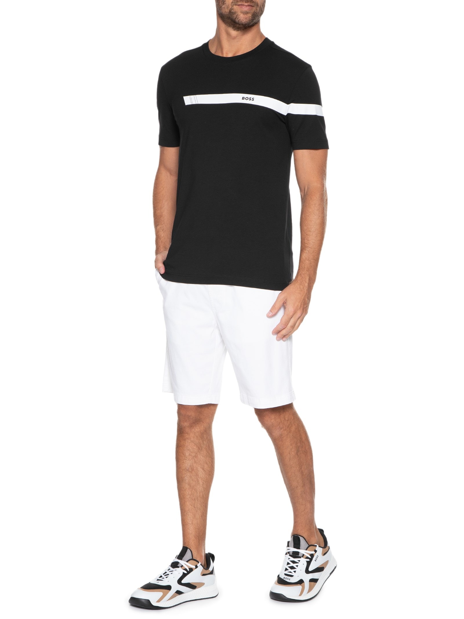 Camiseta Masculina Tee Preto Boss