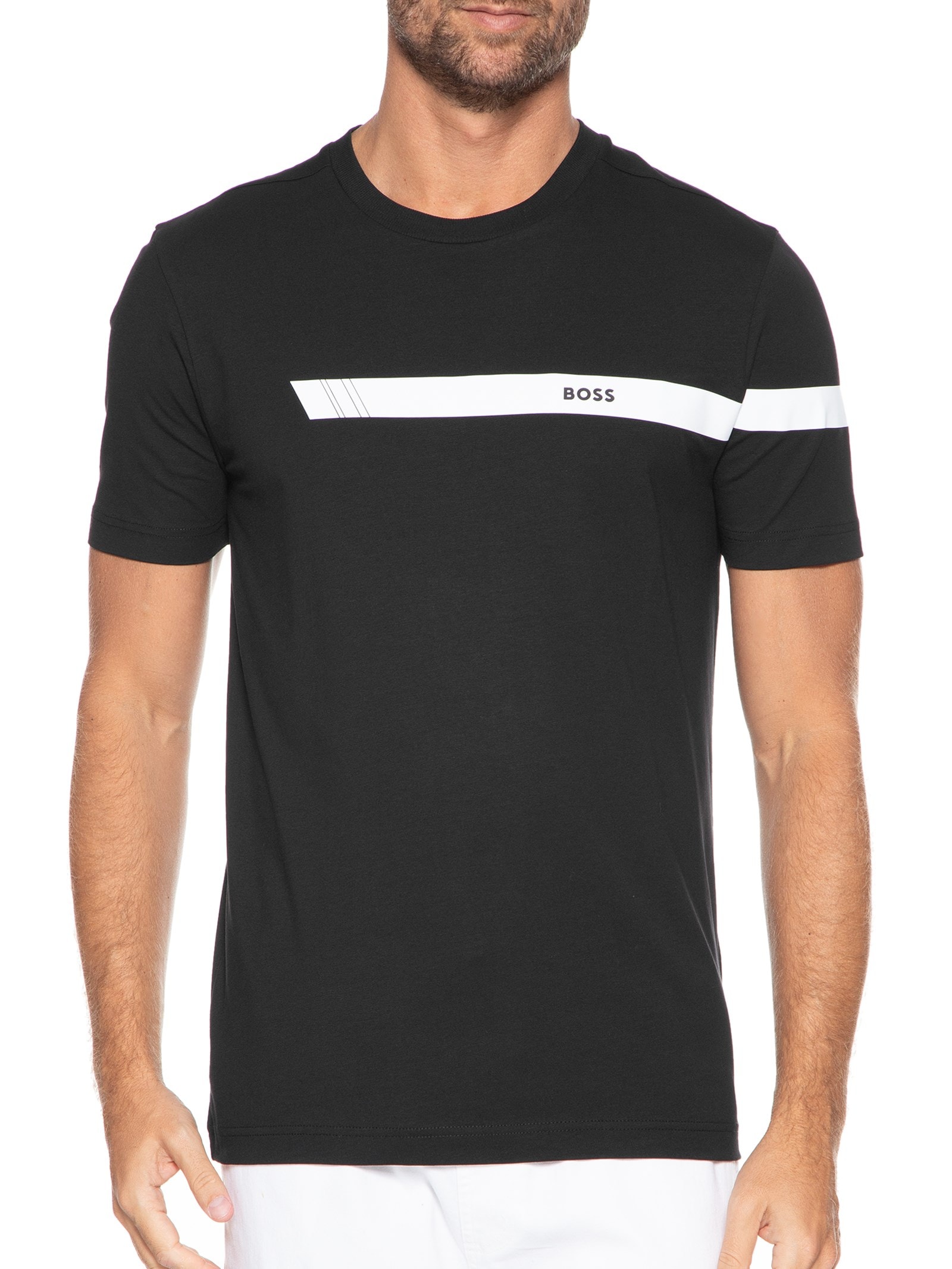 Camiseta Masculina Tee Preto Boss