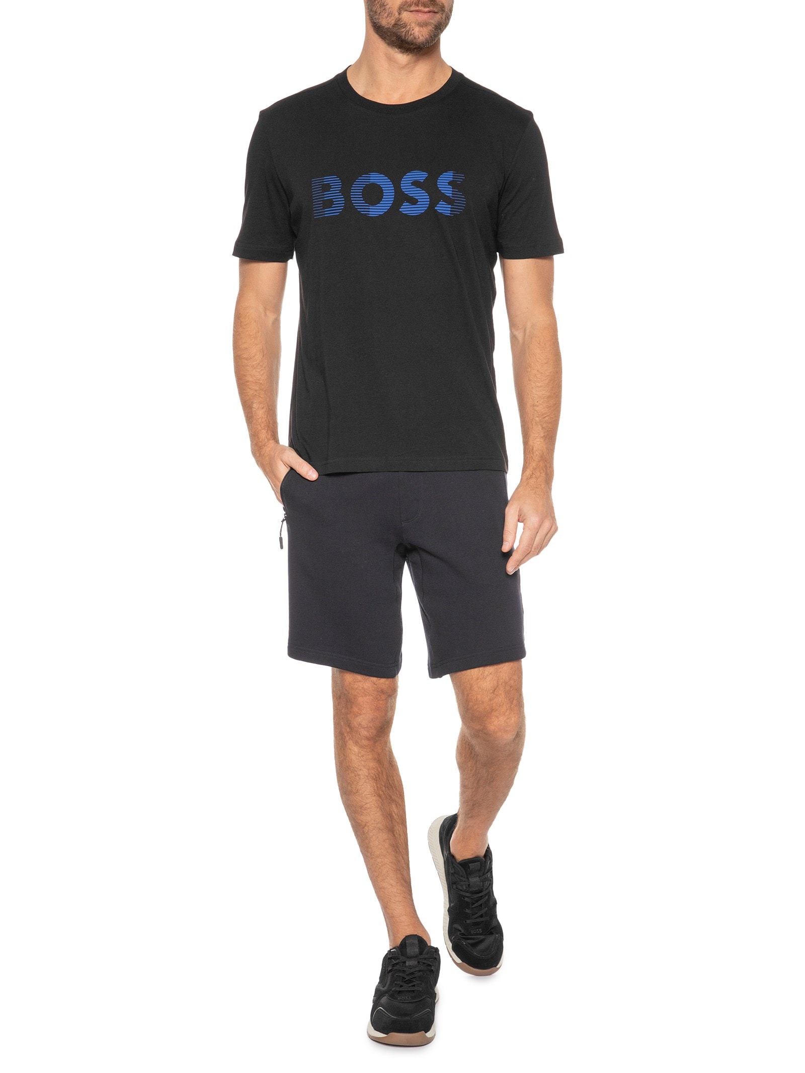 Camiseta Masculina Tee Preto Boss