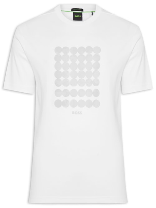 Camiseta Masculina Tee Print Striped – Branco