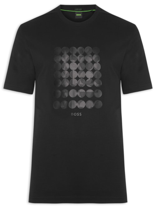 Camiseta Masculina Tee Print Striped – Preto