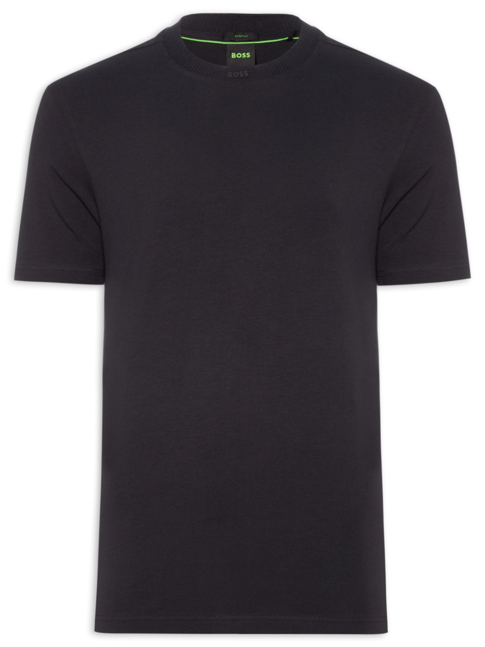 Camiseta Masculina Tee Rib Azul Boss