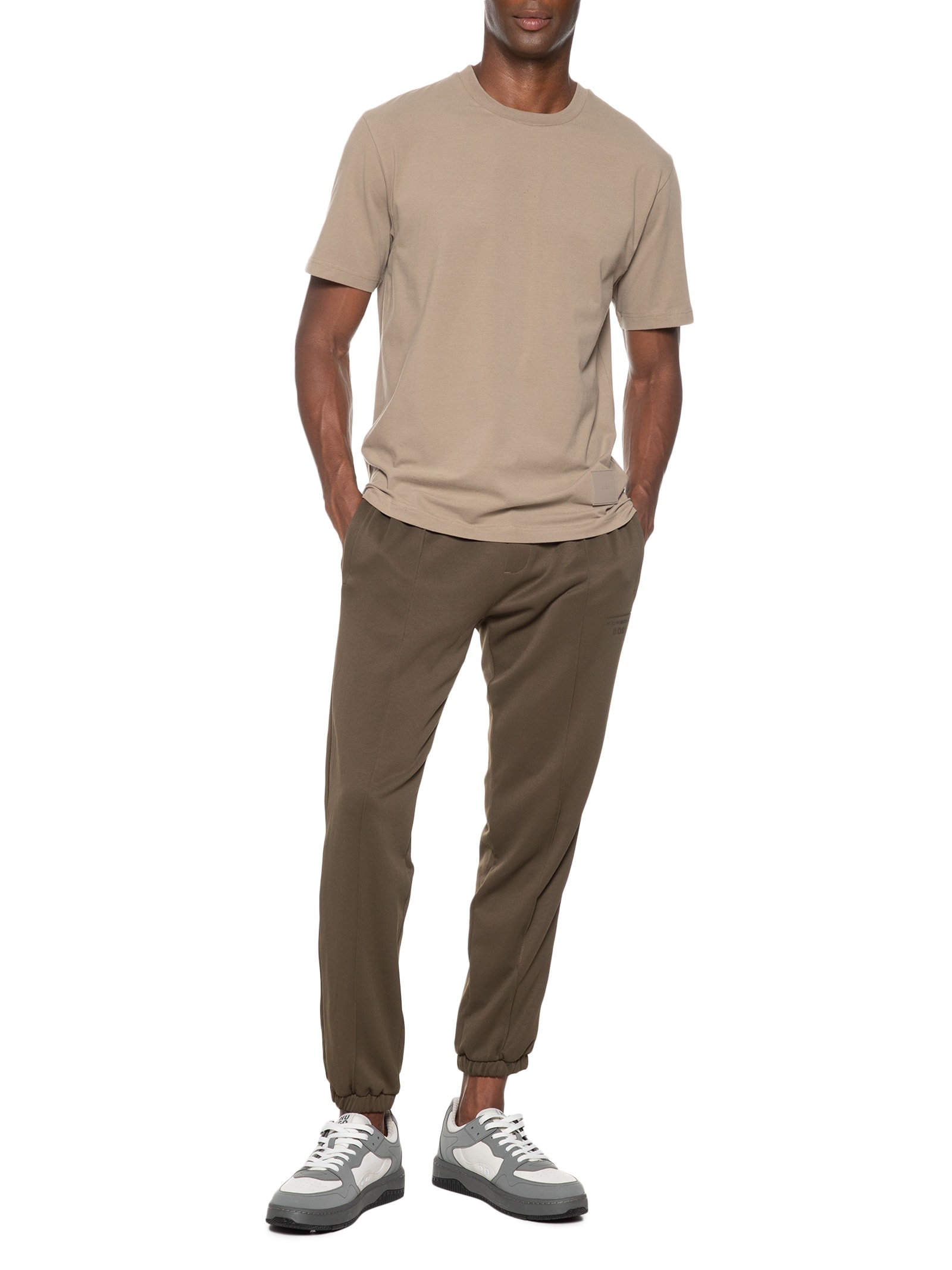 Camiseta Masculina Tee Suede Verde Boss