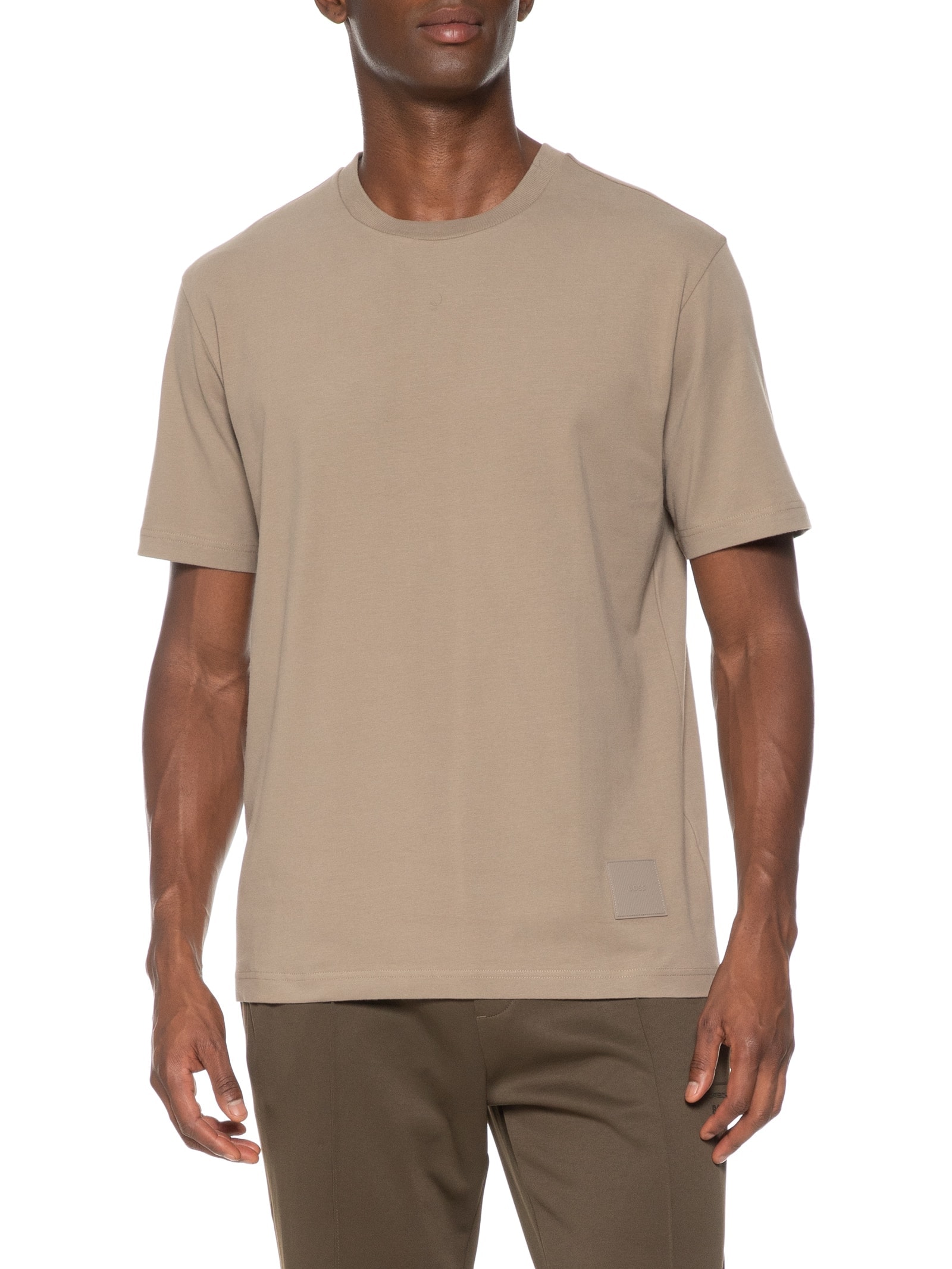 Camiseta Masculina Tee Suede Verde Boss