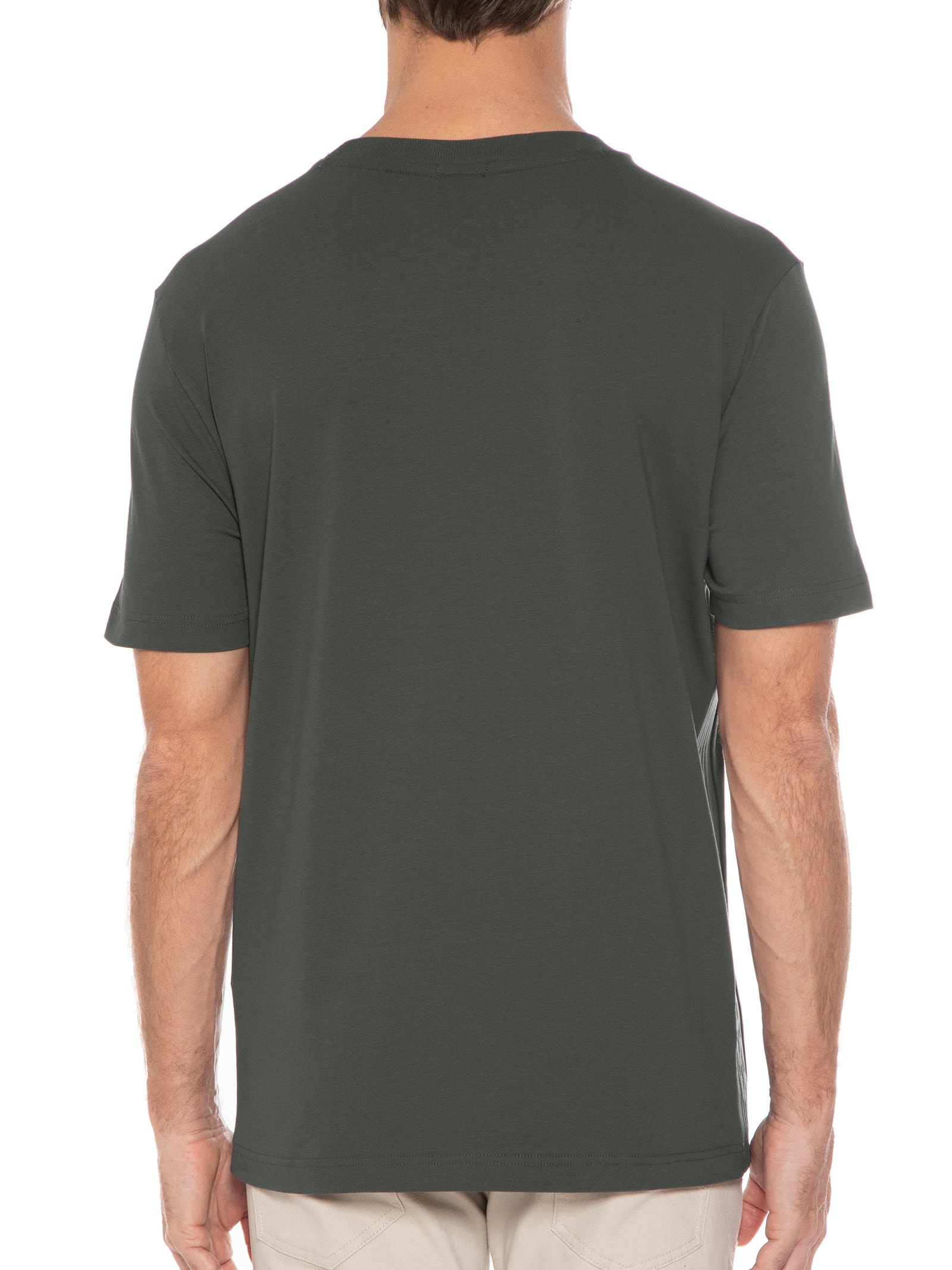 Camiseta Masculina Tee Tape Cinza Boss