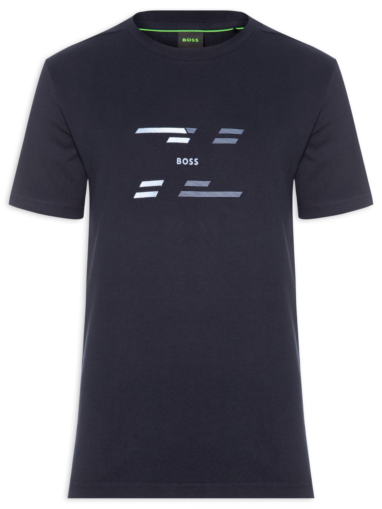 Camiseta Masculina Tee Tape Hj Azul Boss