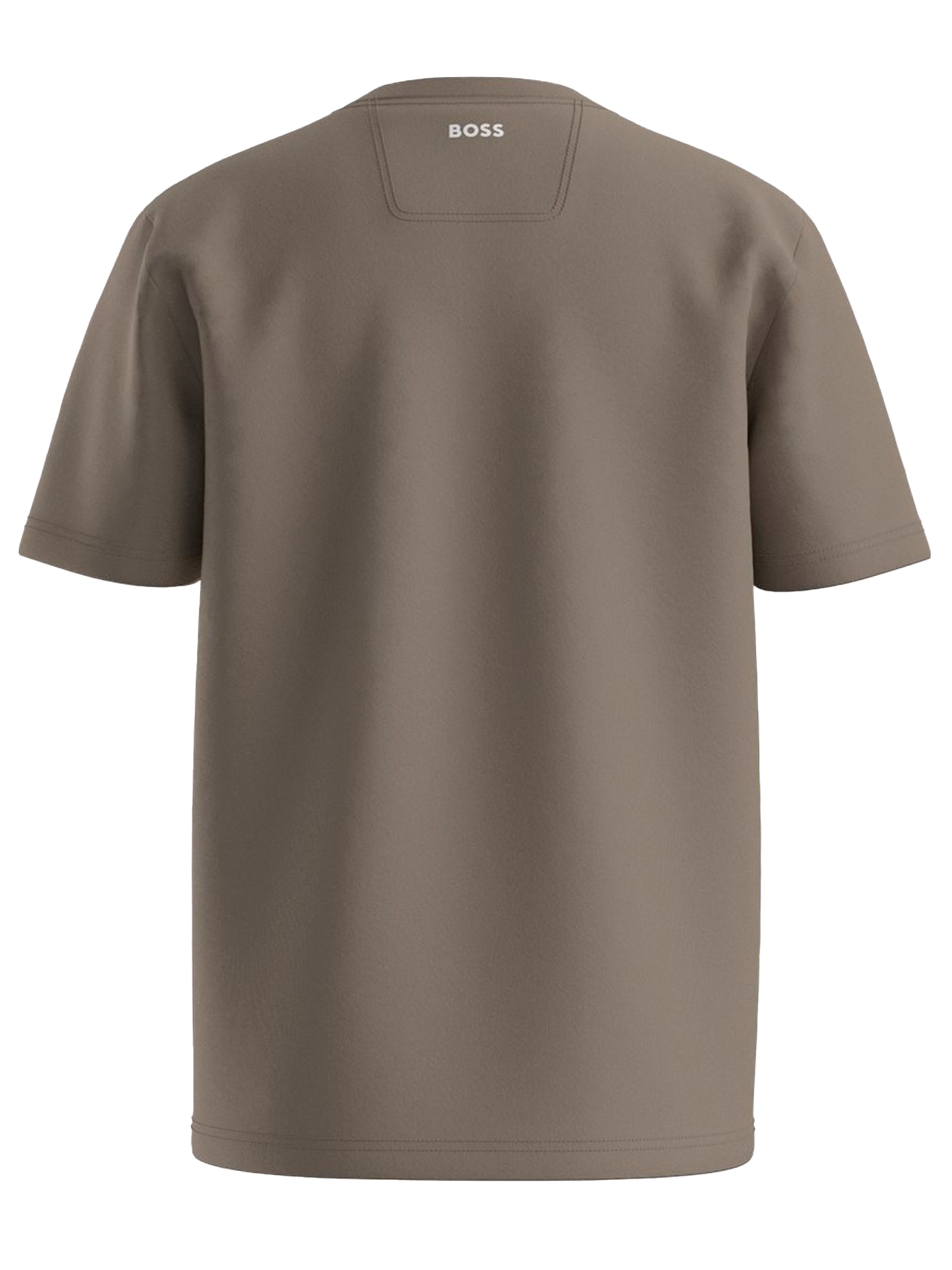 Camiseta Masculina Tee Tape Logo Verde Boss