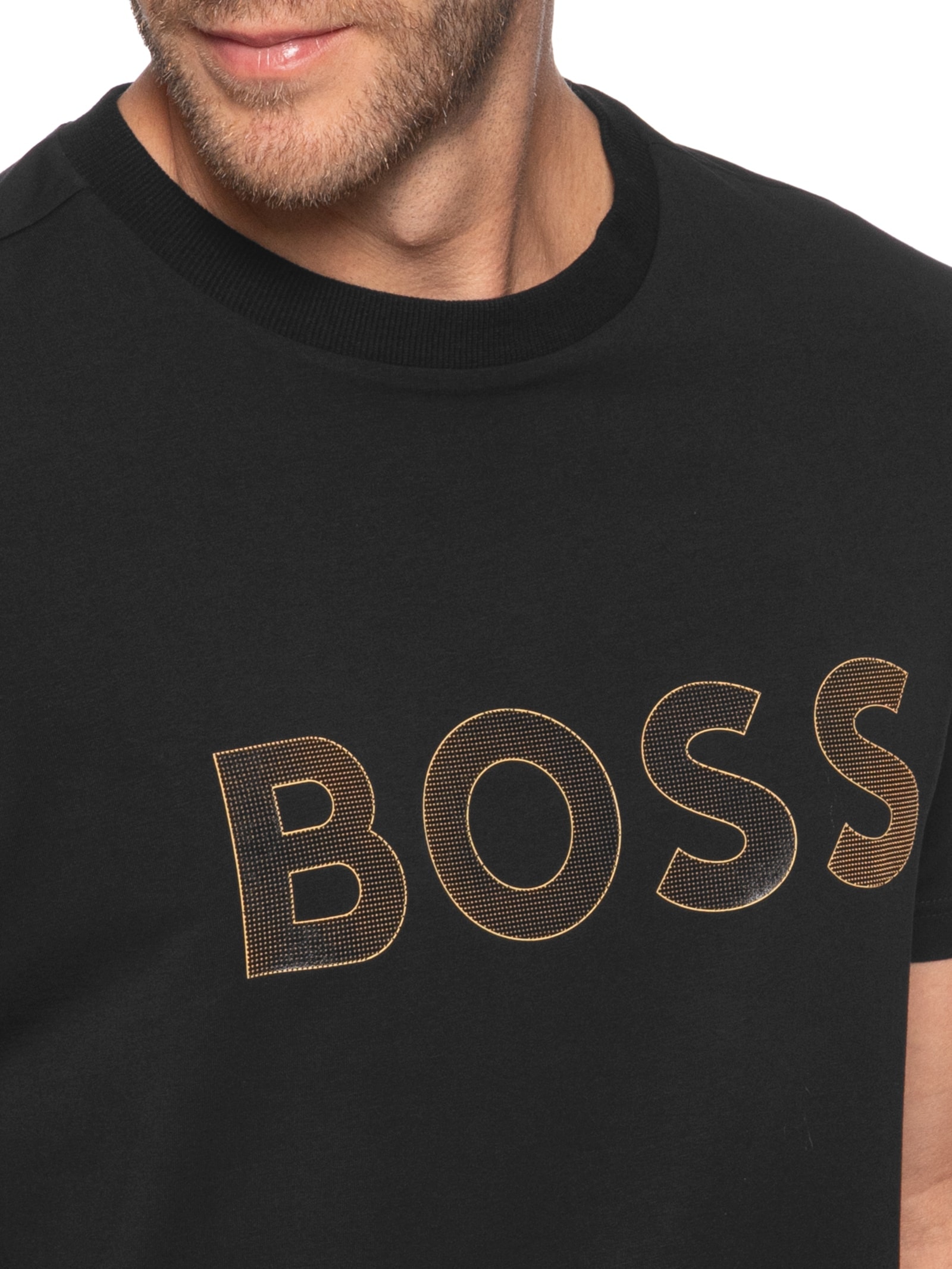 Camiseta Masculina Tee TL Logo Preto Boss