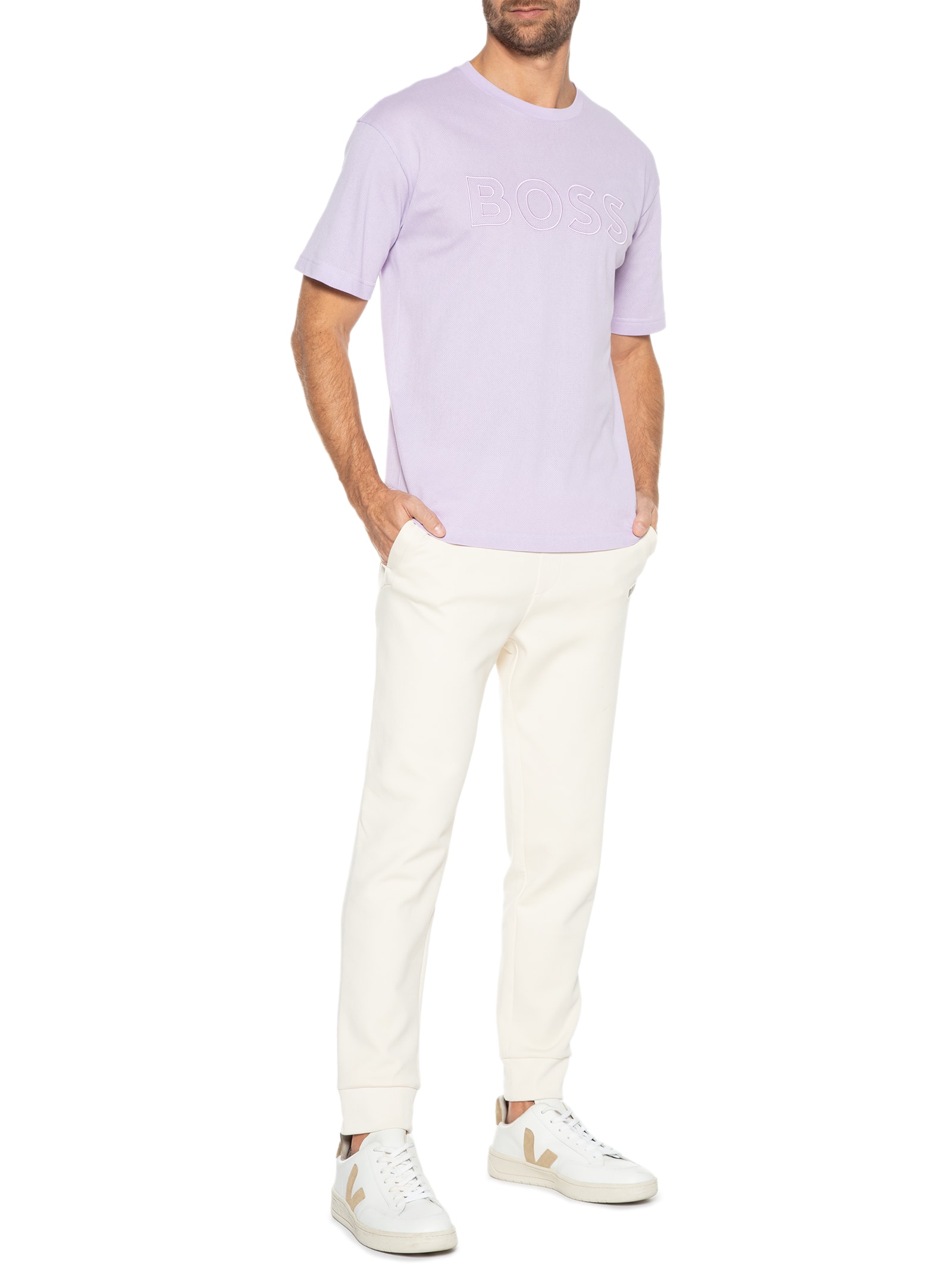 Camiseta Masculina Teecomfort Lilás Boss