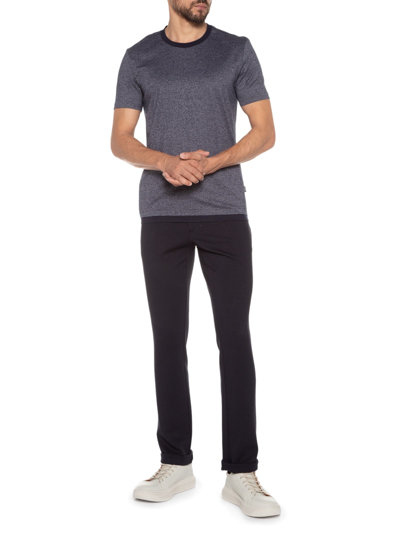 Camiseta Masculina Tessler 111 Azul Boss