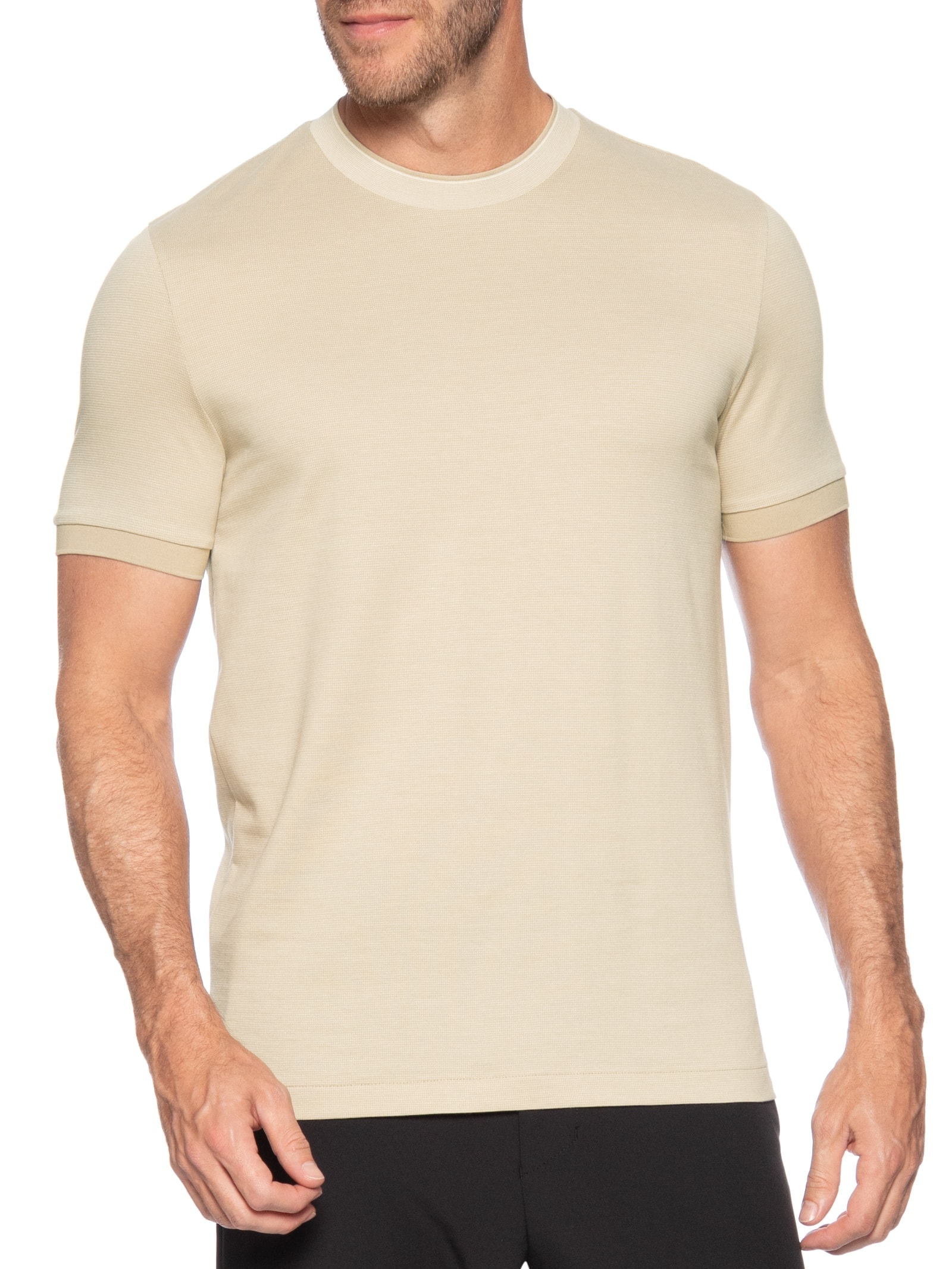 Camiseta Masculina Tessler Bege Boss
