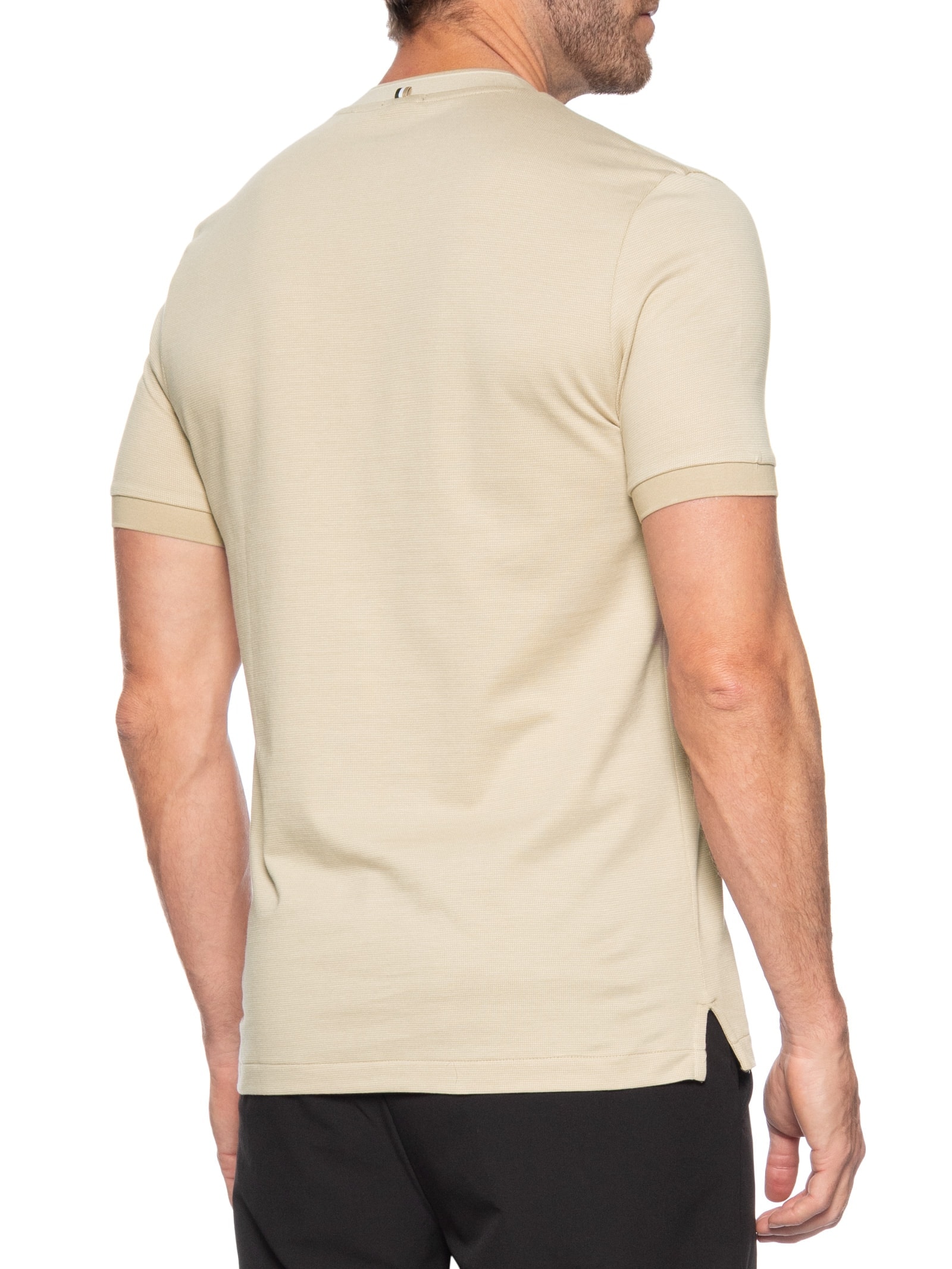 Camiseta Masculina Tessler Bege Boss