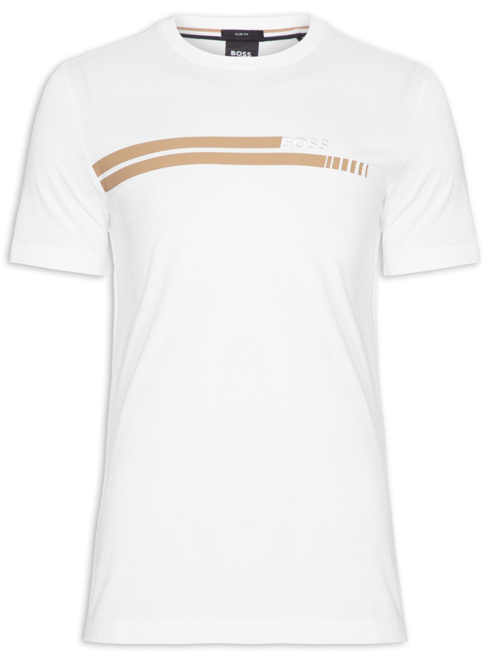 Camiseta Masculina Tessler Branco Boss