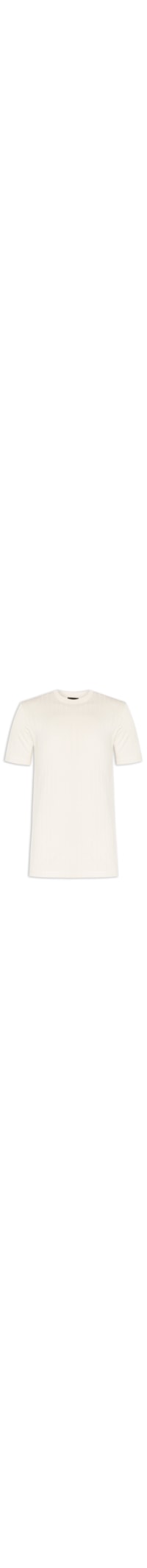 Camiseta Masculina Textura French - Off White