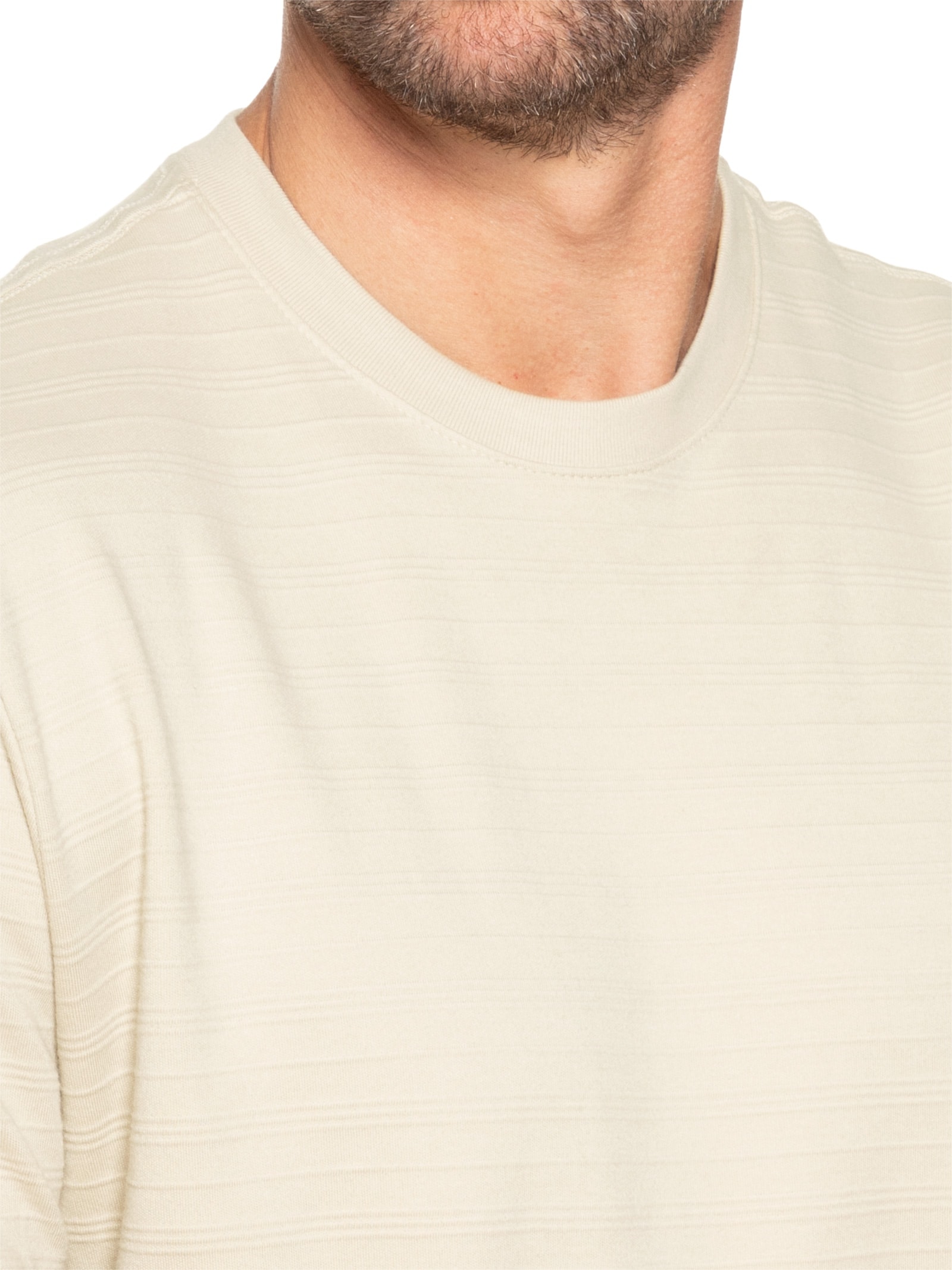 Camiseta Masculina Textura New Suedine Bege Aramis