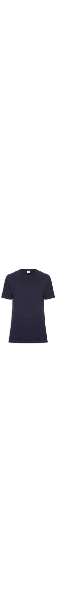 Camiseta Masculina Texturizada - Azul