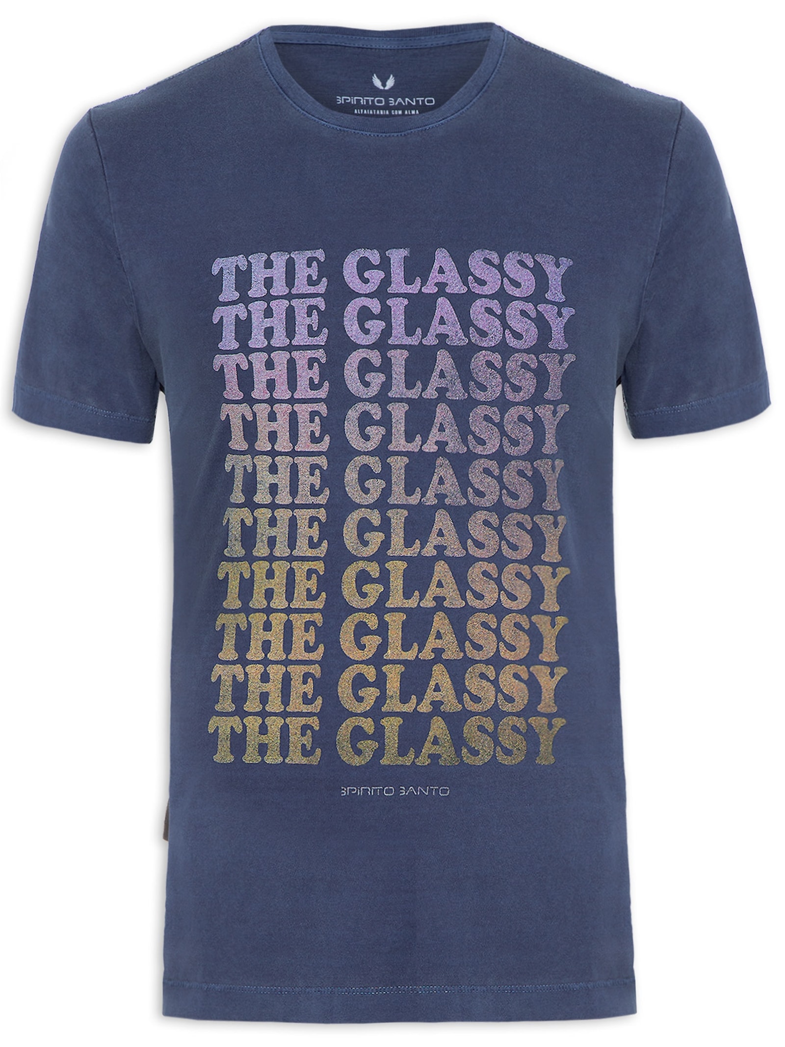 Camiseta Masculina The Glassy Azul Spirito Santo
