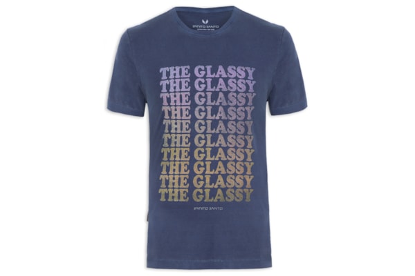 Camiseta Masculina The Glassy - Azul