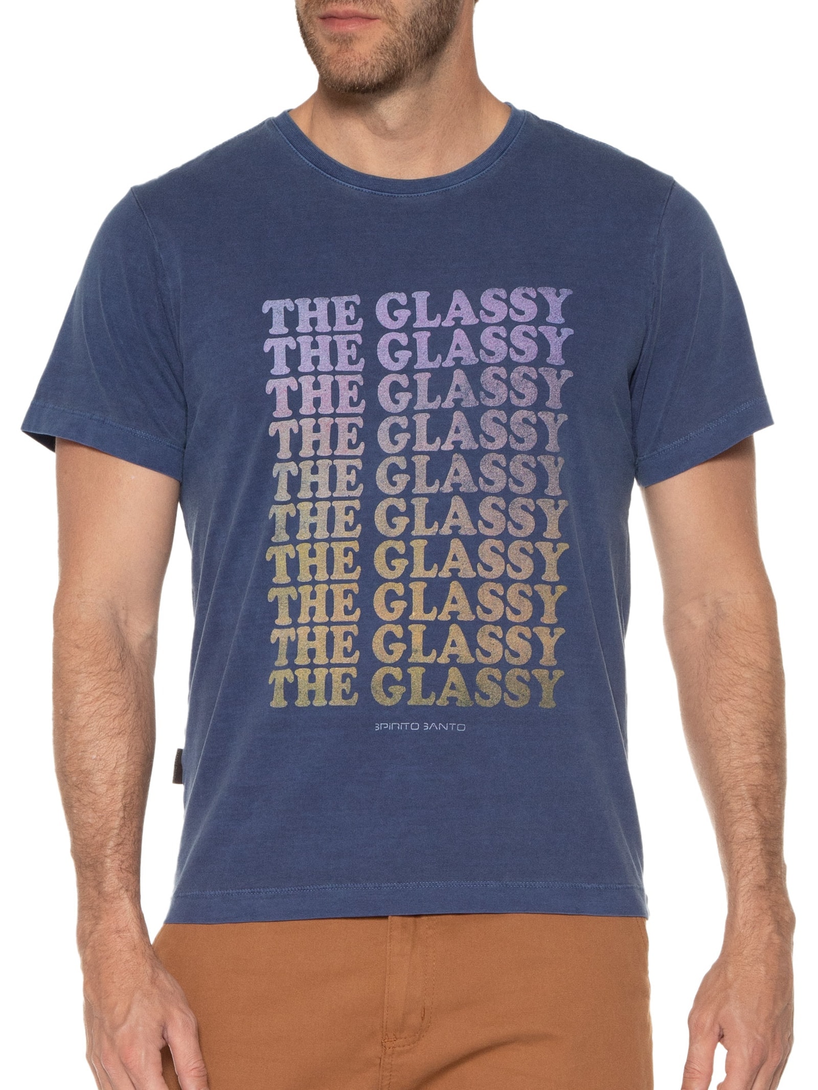 Camiseta Masculina The Glassy Azul Spirito Santo