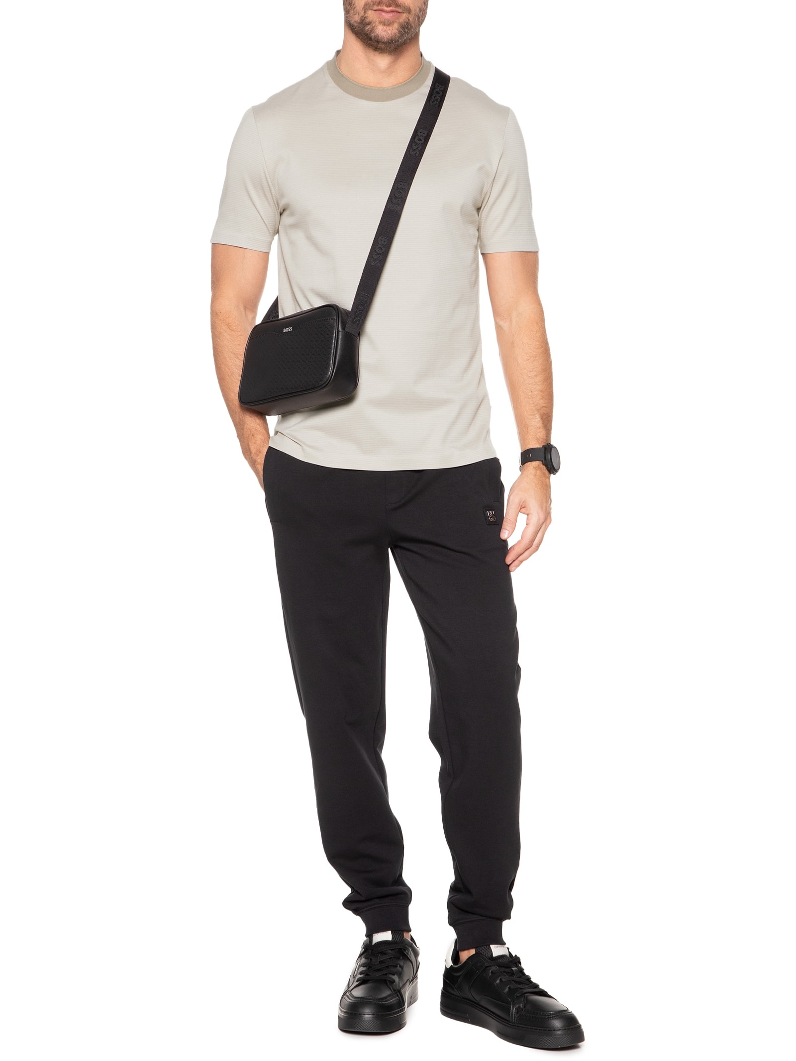 Thompson Roupas Boss - Camiseta Masculina Thompson - Bege