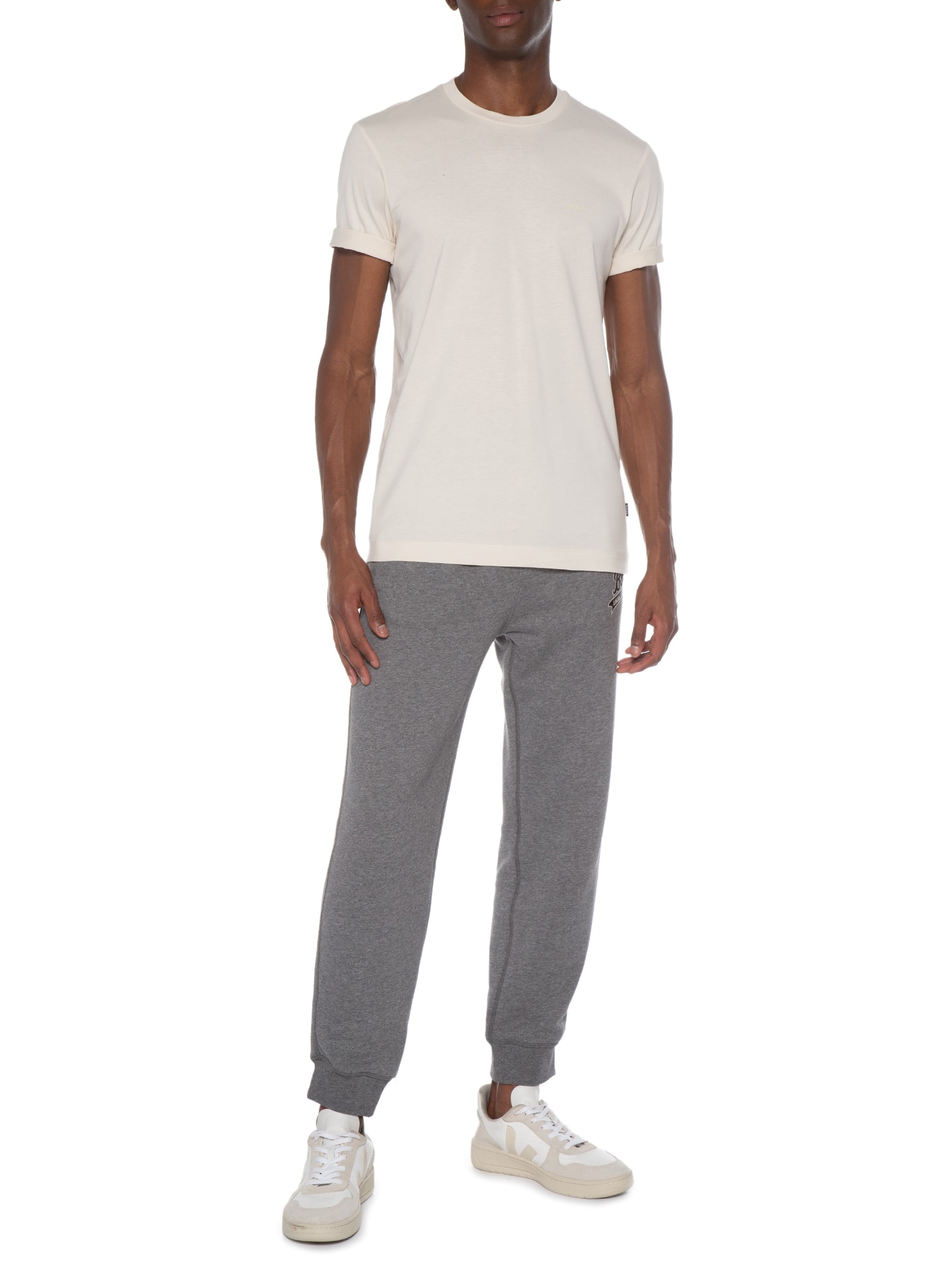 Camiseta Masculina Thompson Bege Boss