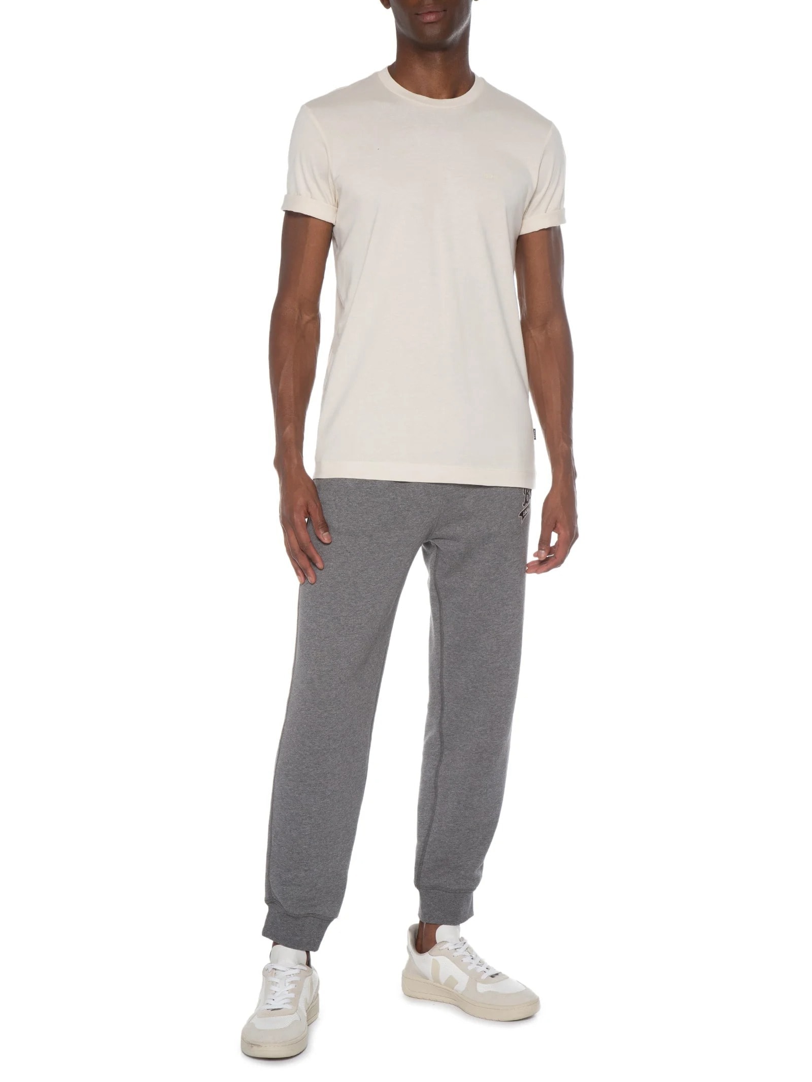 Camiseta Masculina Thompson Bege Boss