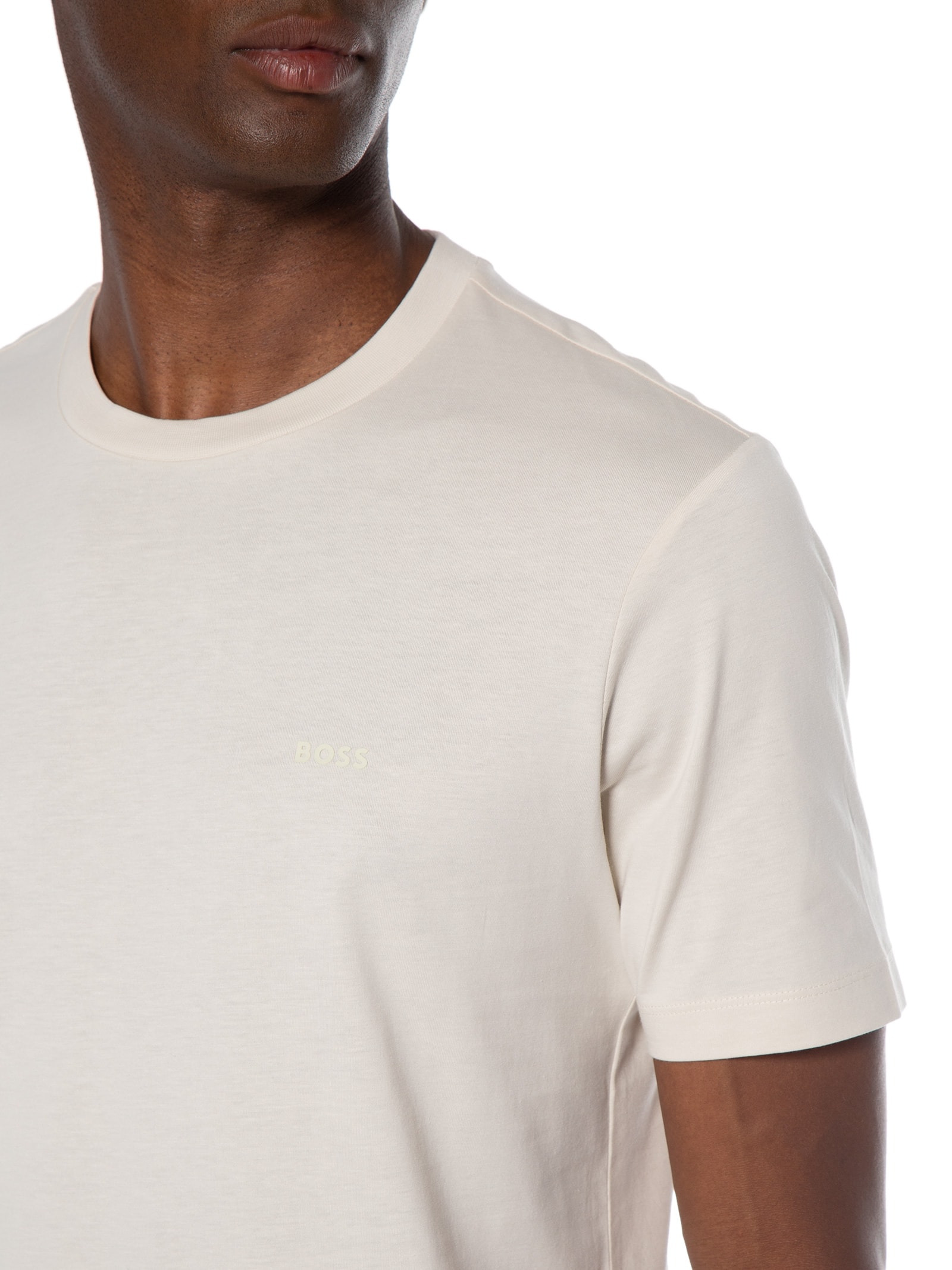 Camiseta Masculina Thompson Bege Boss